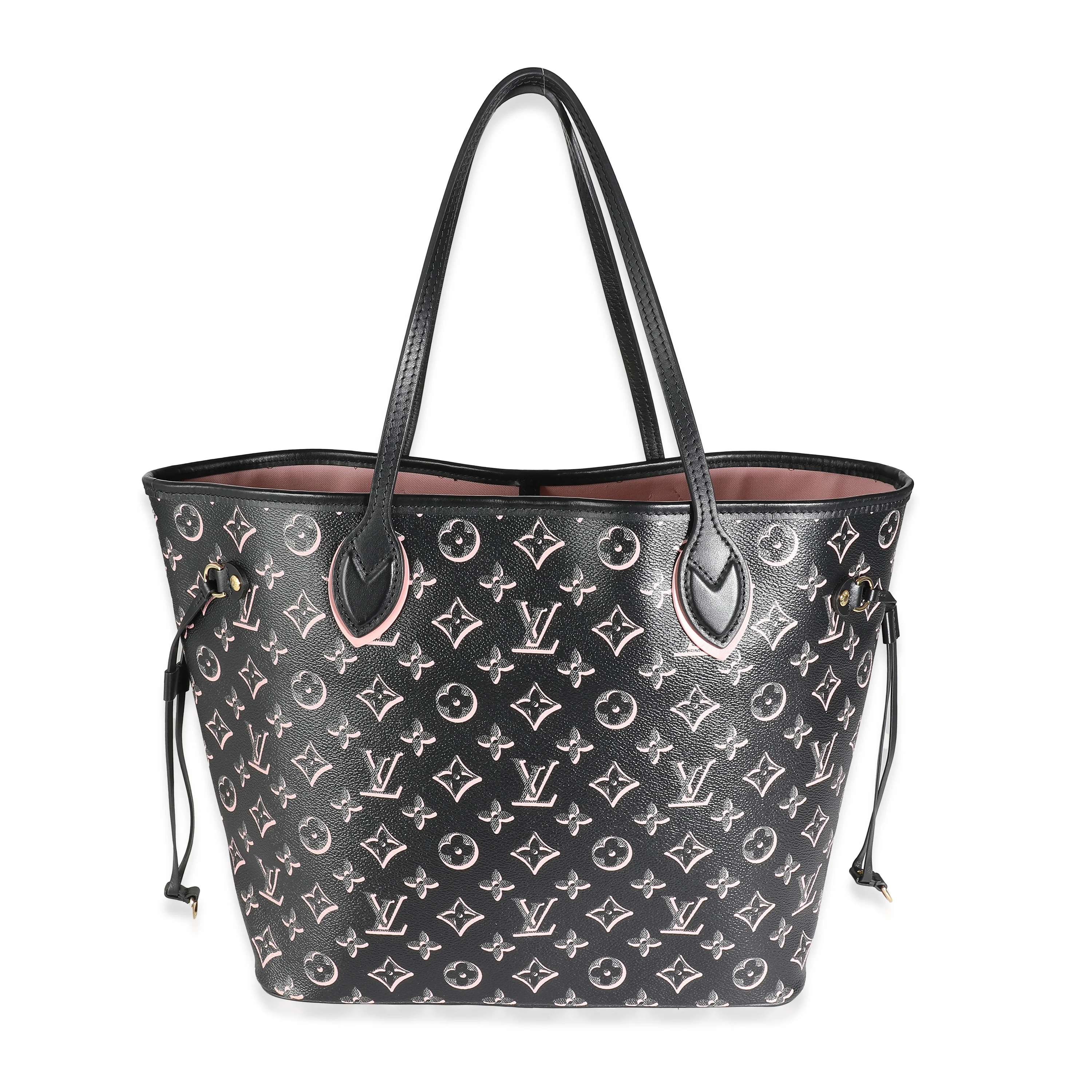 Black Pink Monogram Canvas Fall For You Neverfull MM - Image 3