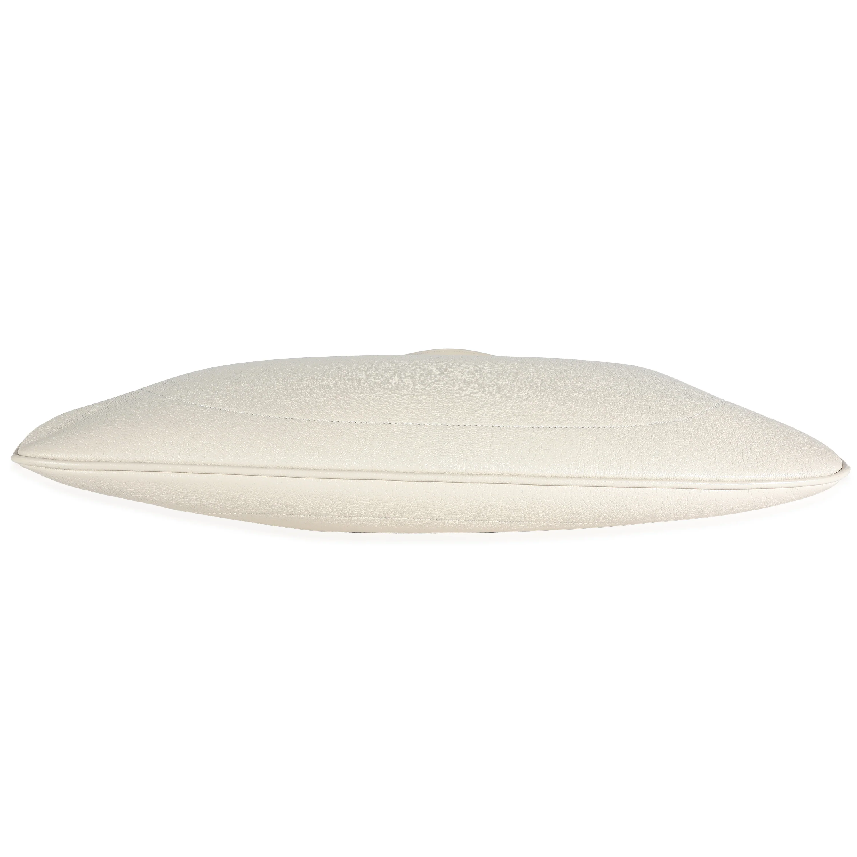 White Leather Large Aphrodite Hobo - Image 4