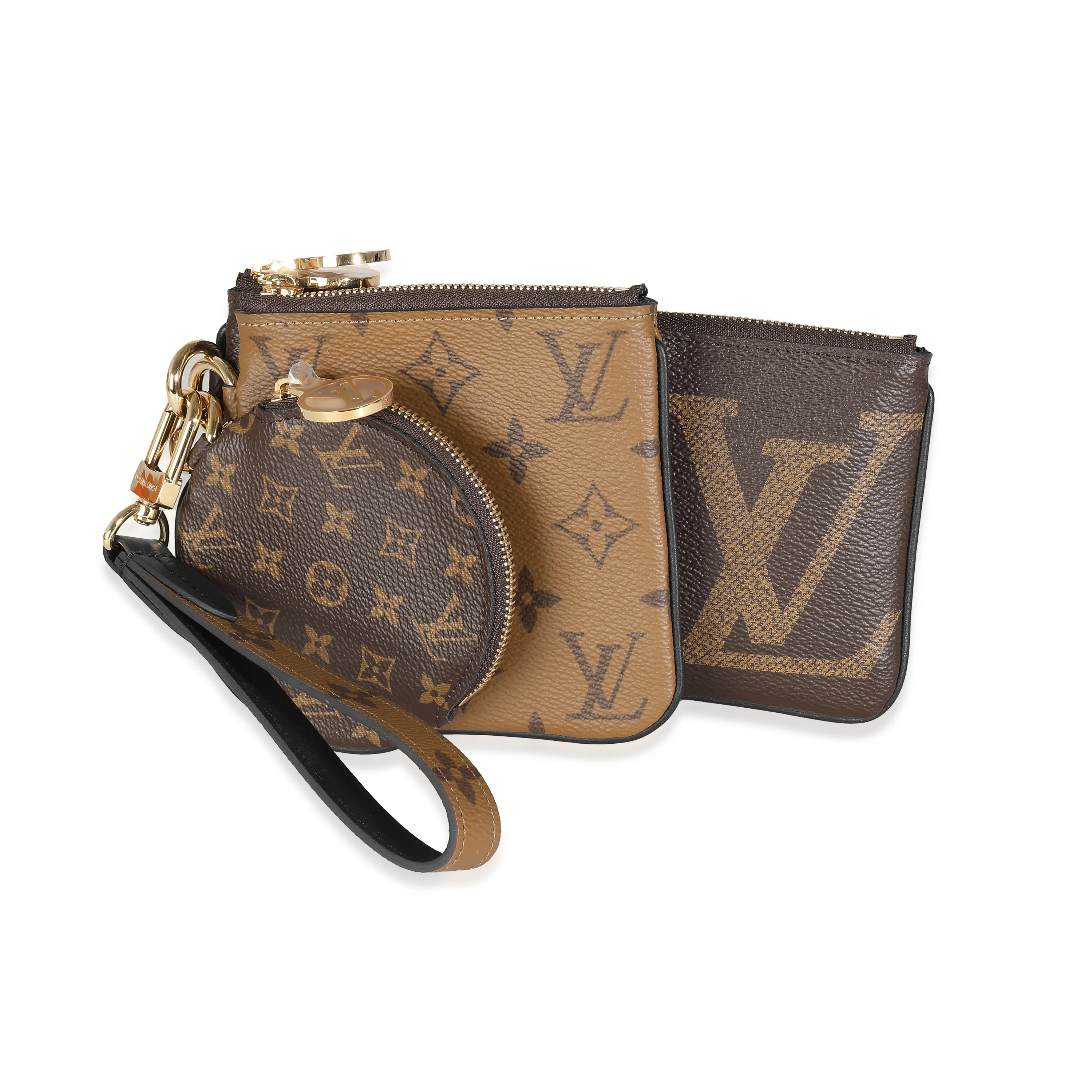 Louis Vuitton Reverse Monogram Giant Canvas Trio Pouch