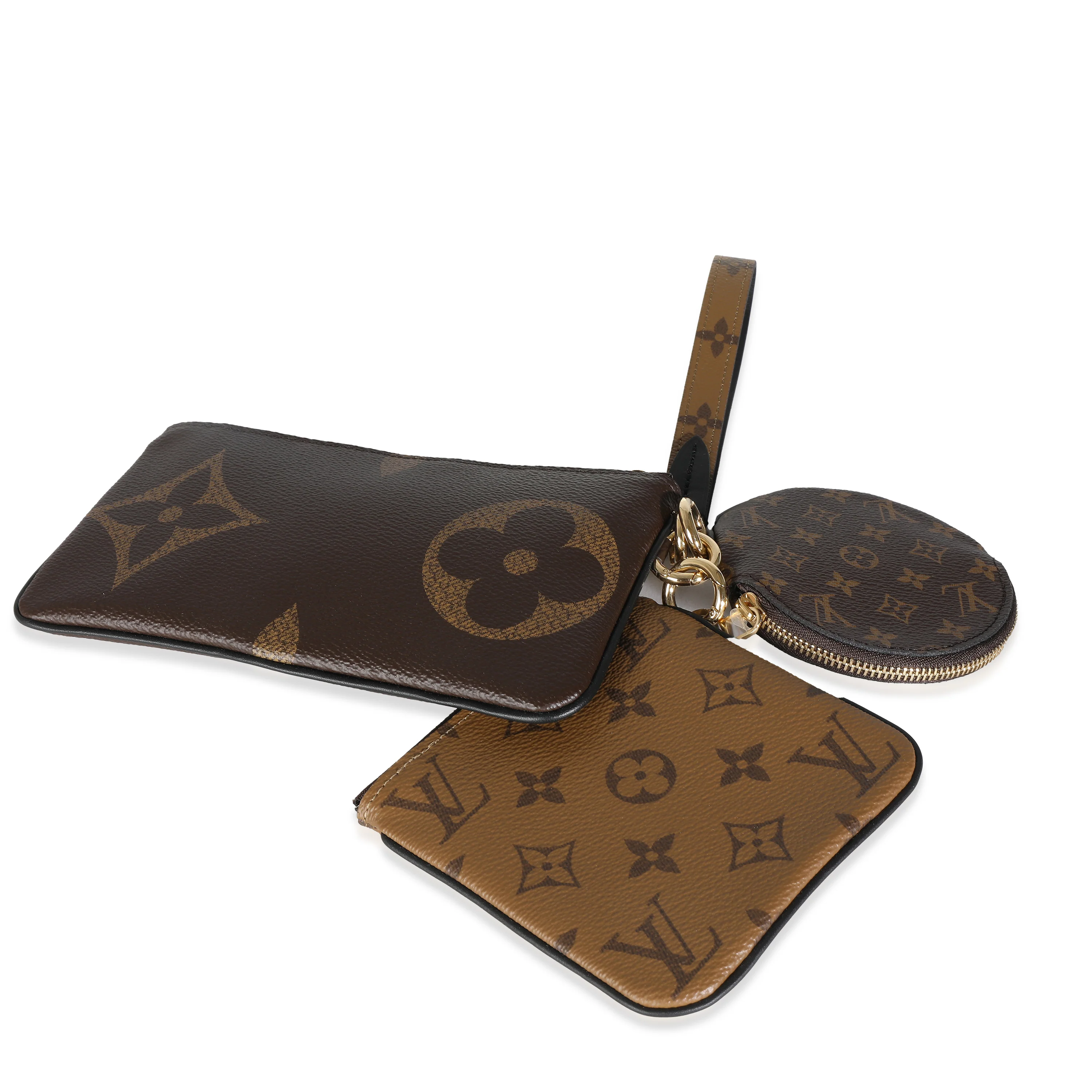 Louis Vuitton Reverse Monogram Giant Canvas Trio Pouch - Image 4