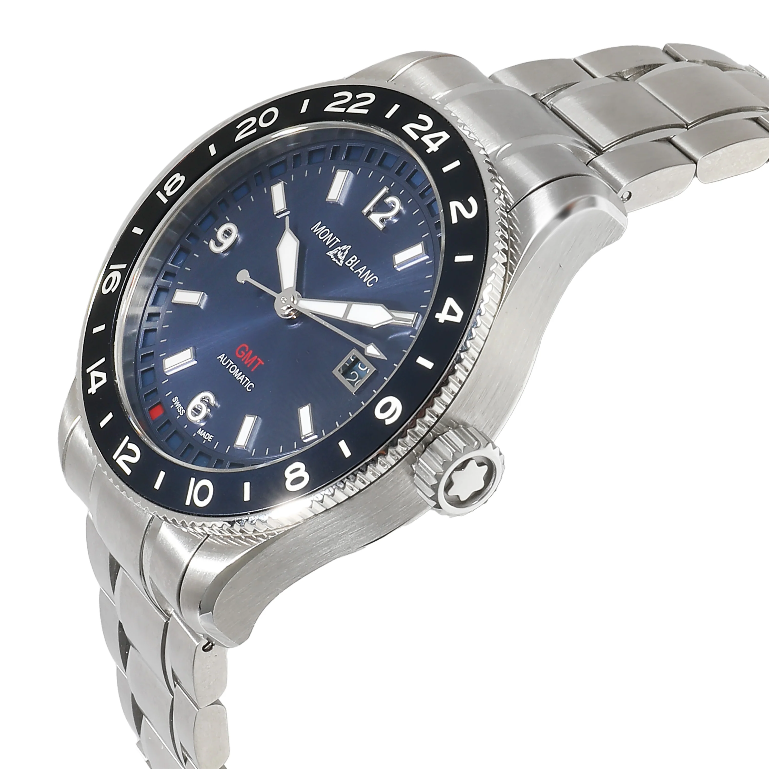 1858 GMT 129616 Mens Watch in Stainless Steel and Titanium - Image 3