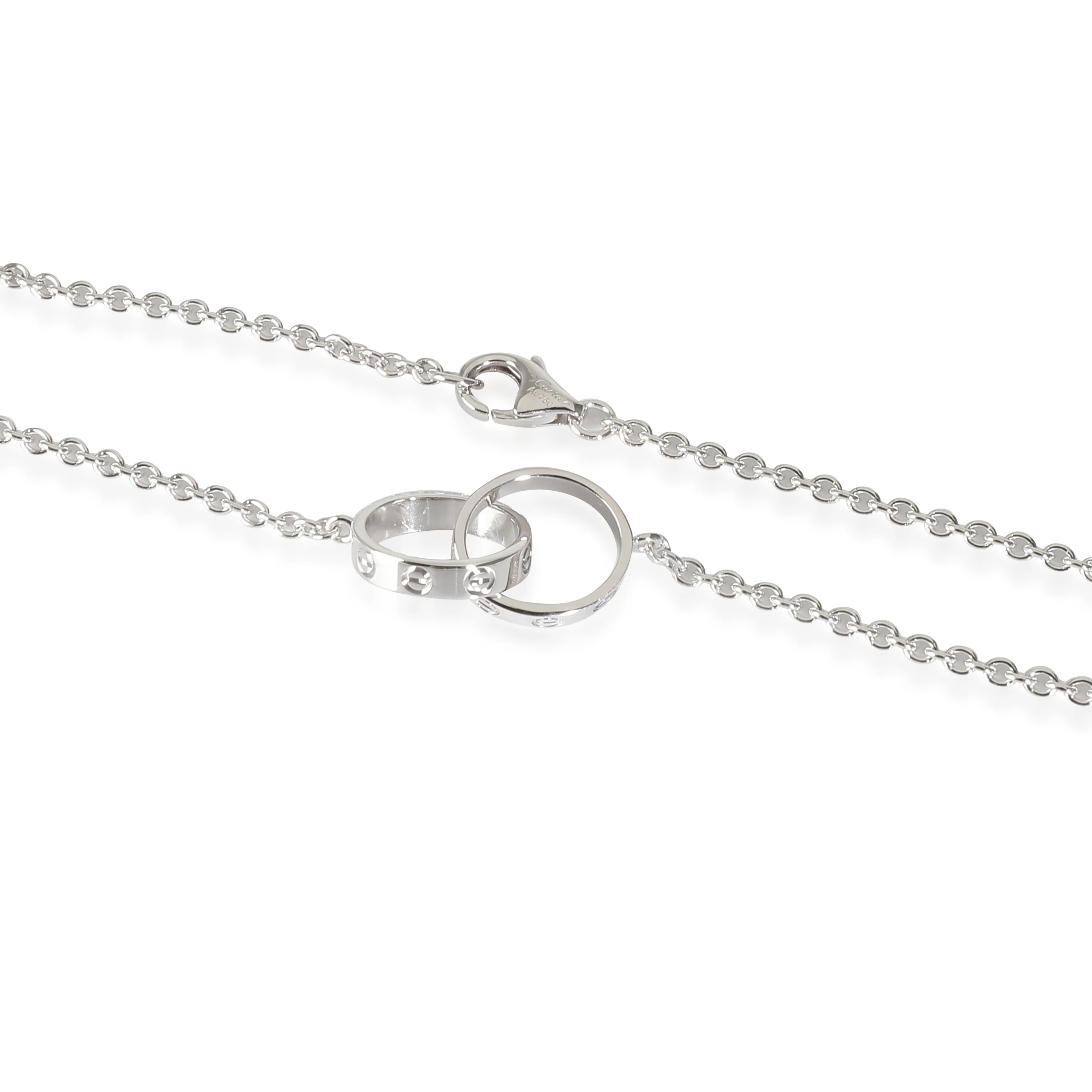 Love Fashion Necklace in 18k White Gold - Image 2