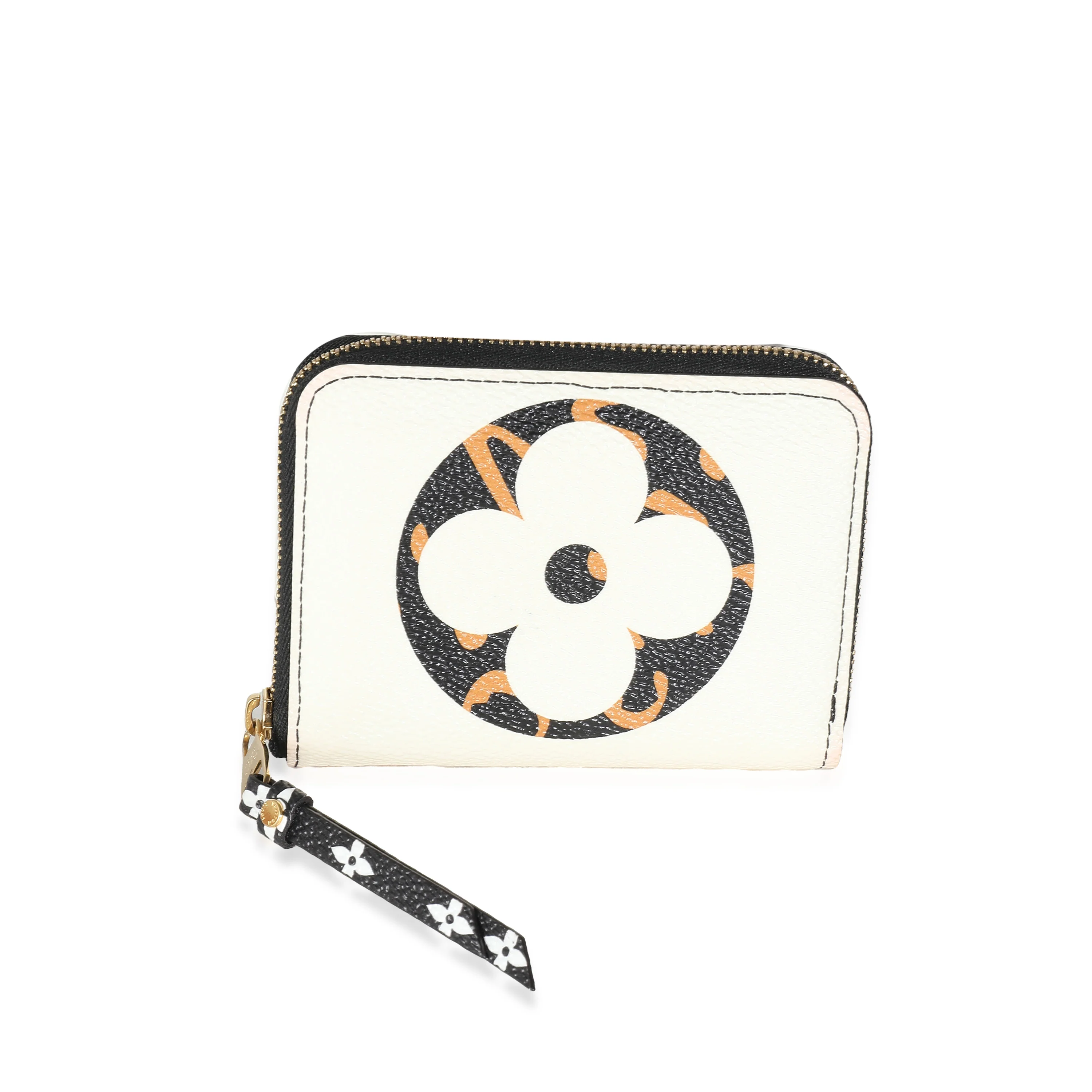 Louis Vuitton Ivory Giant Monogram Canvas Jungle Zippy Coin Purse