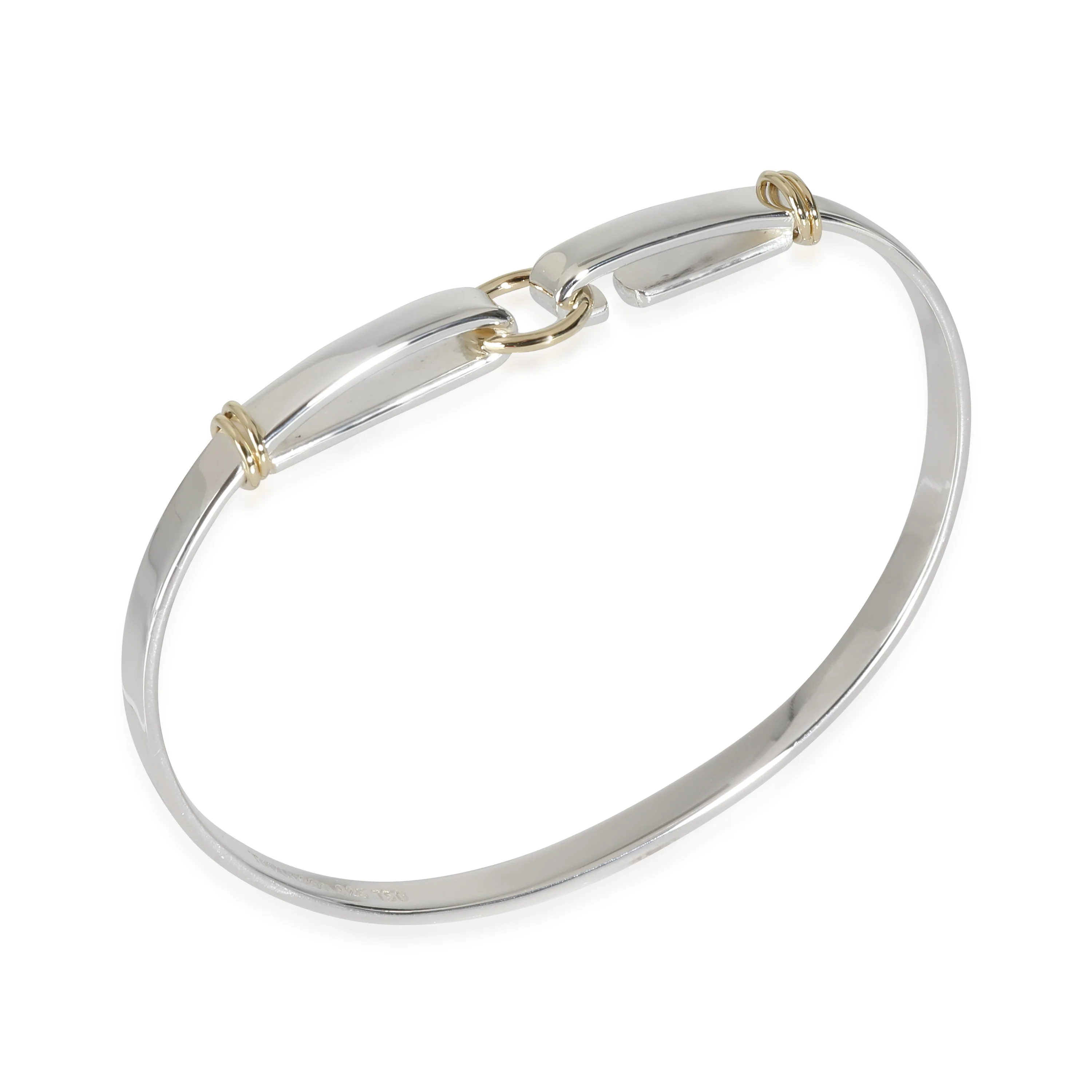 Vintage Bracelet in 18k Yellow Gold/Sterling Silver - Image 4