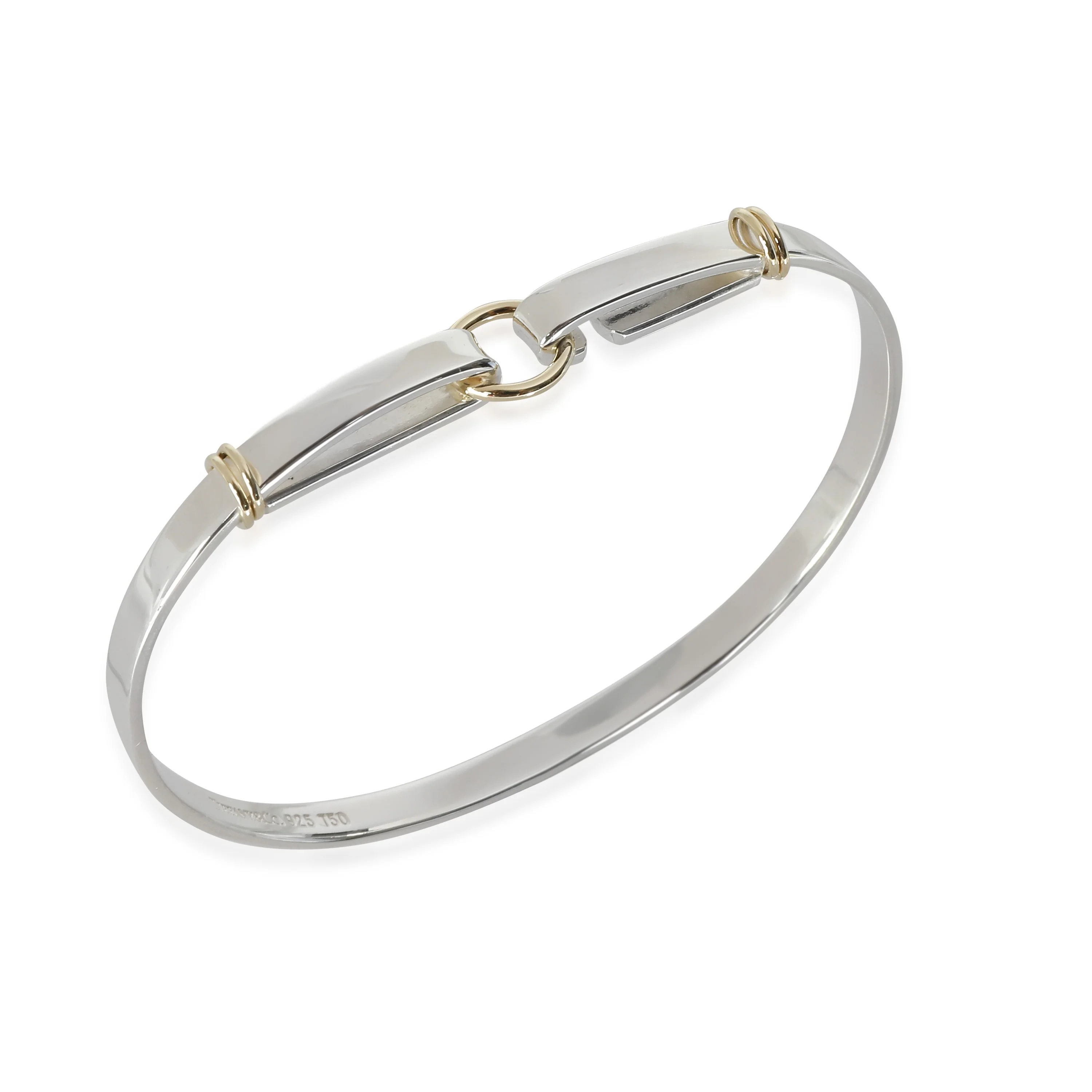Vintage Bracelet in 18k Yellow Gold/Sterling Silver - Image 5