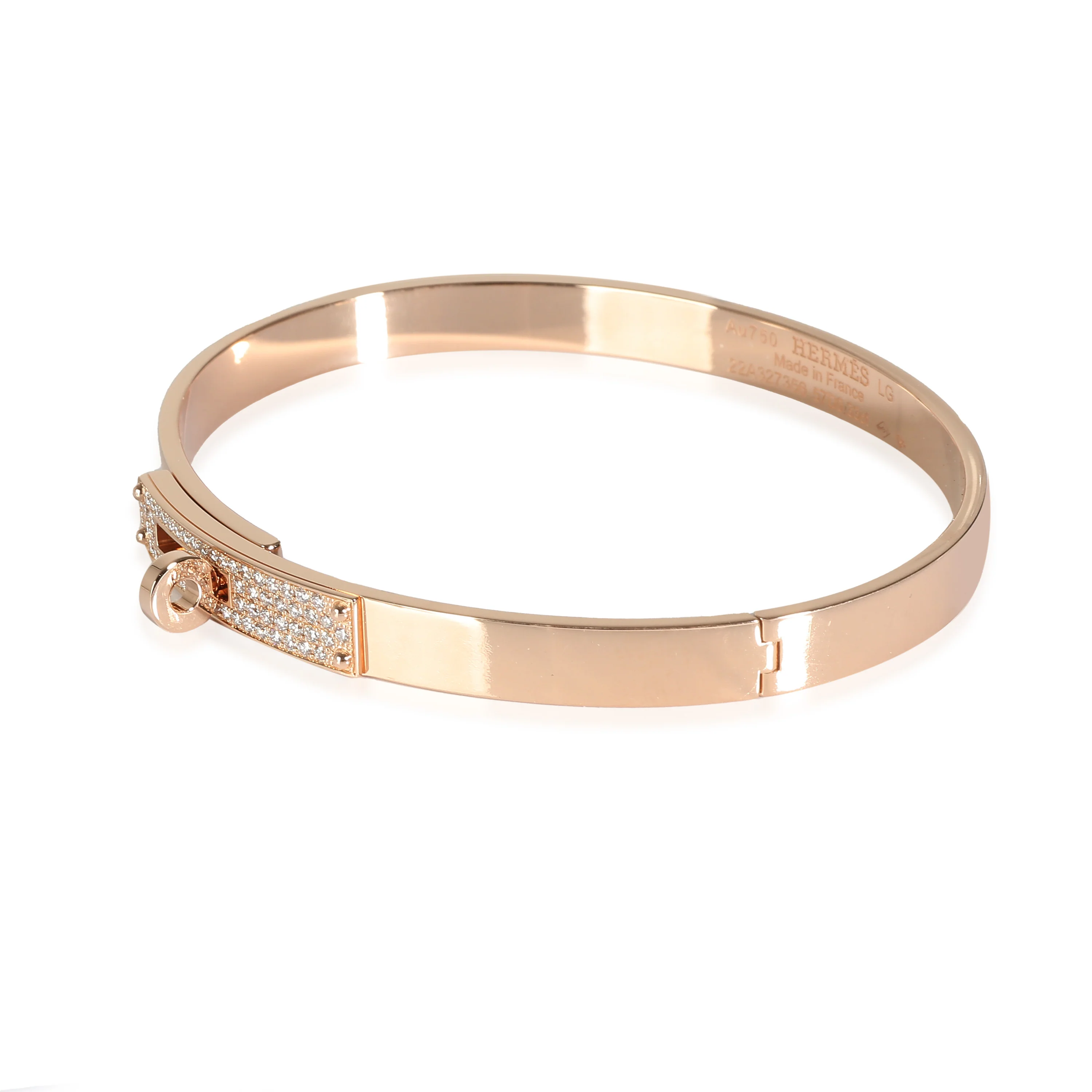 Hermès Kelly Bracelet in 18k Rose Gold 0.33 CTW - Image 2