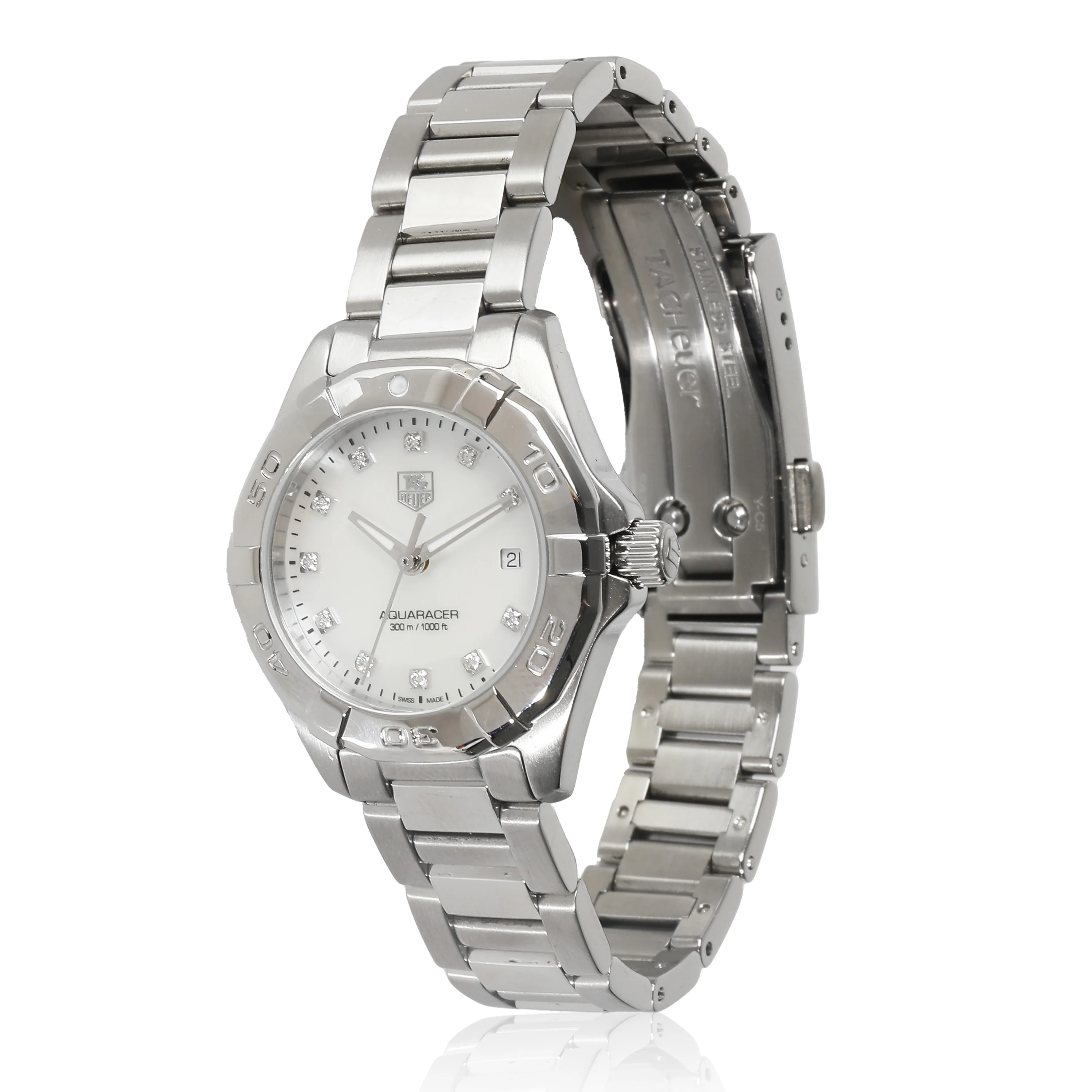 Aquaracer WAY1413.BA0920 Womens Watch in Stainless Steel