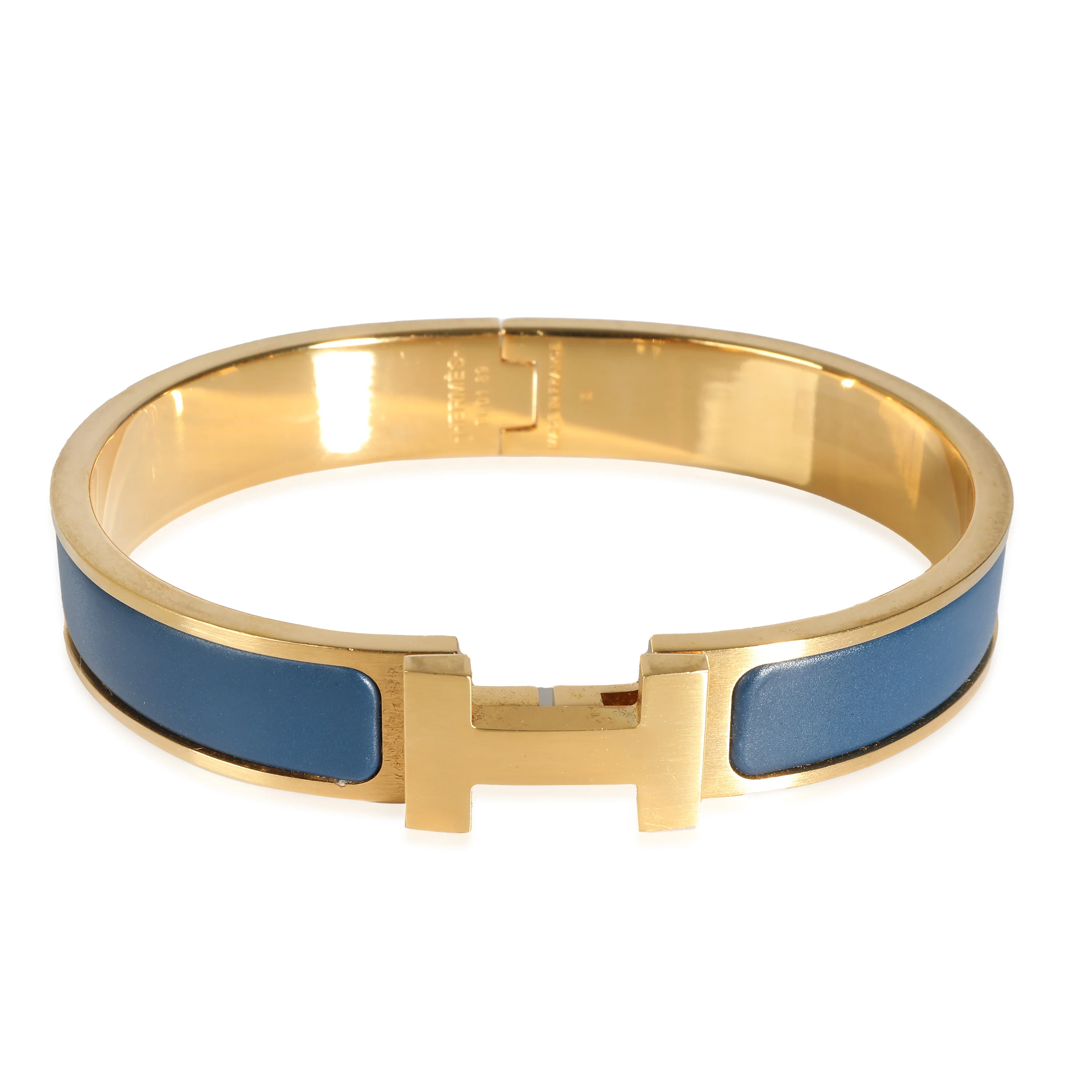 Hermès Clic H Bracelet in  Gold Plated