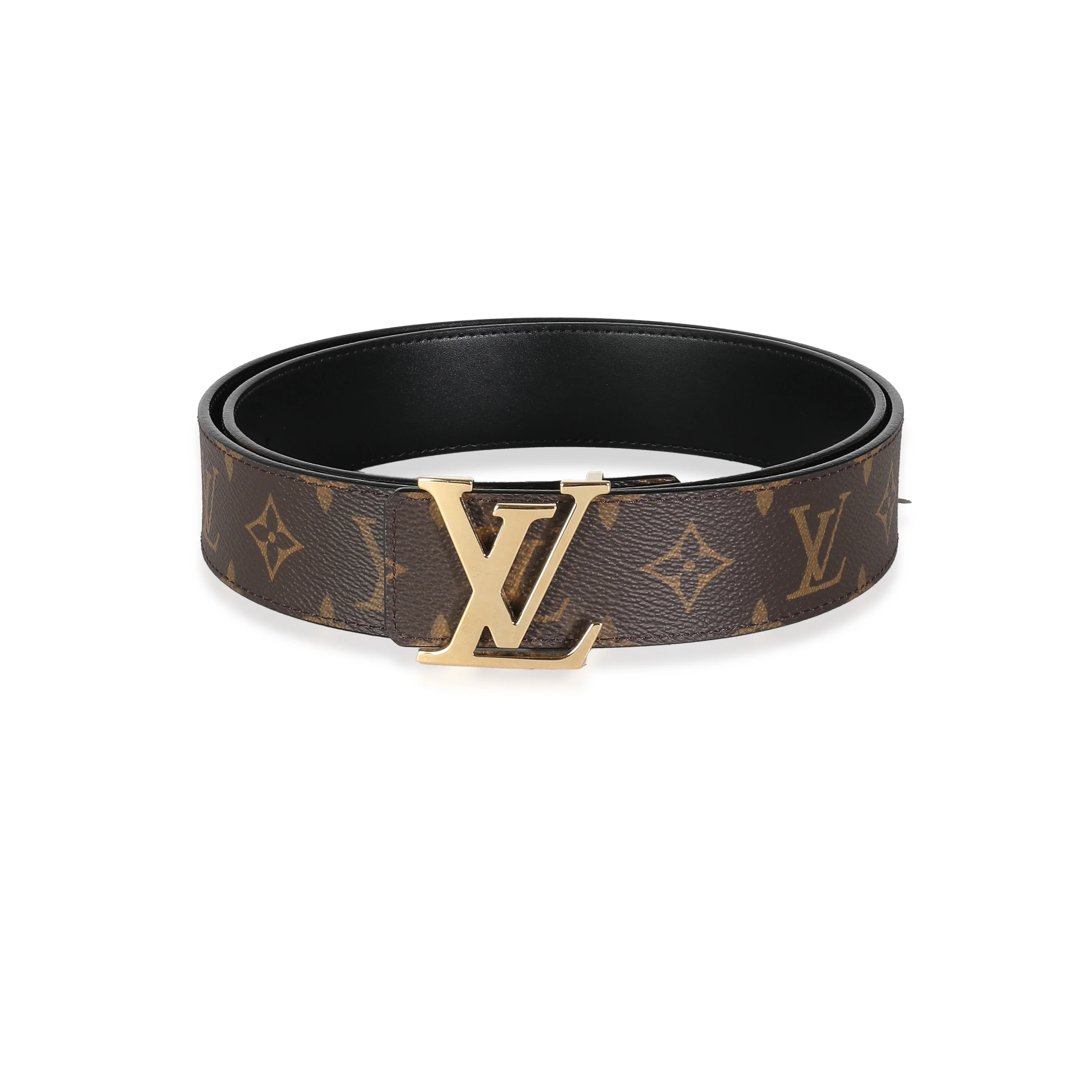 Black Monogram Canvas Reversible LV Initiales 40MM Belt 105/42 - Image 4