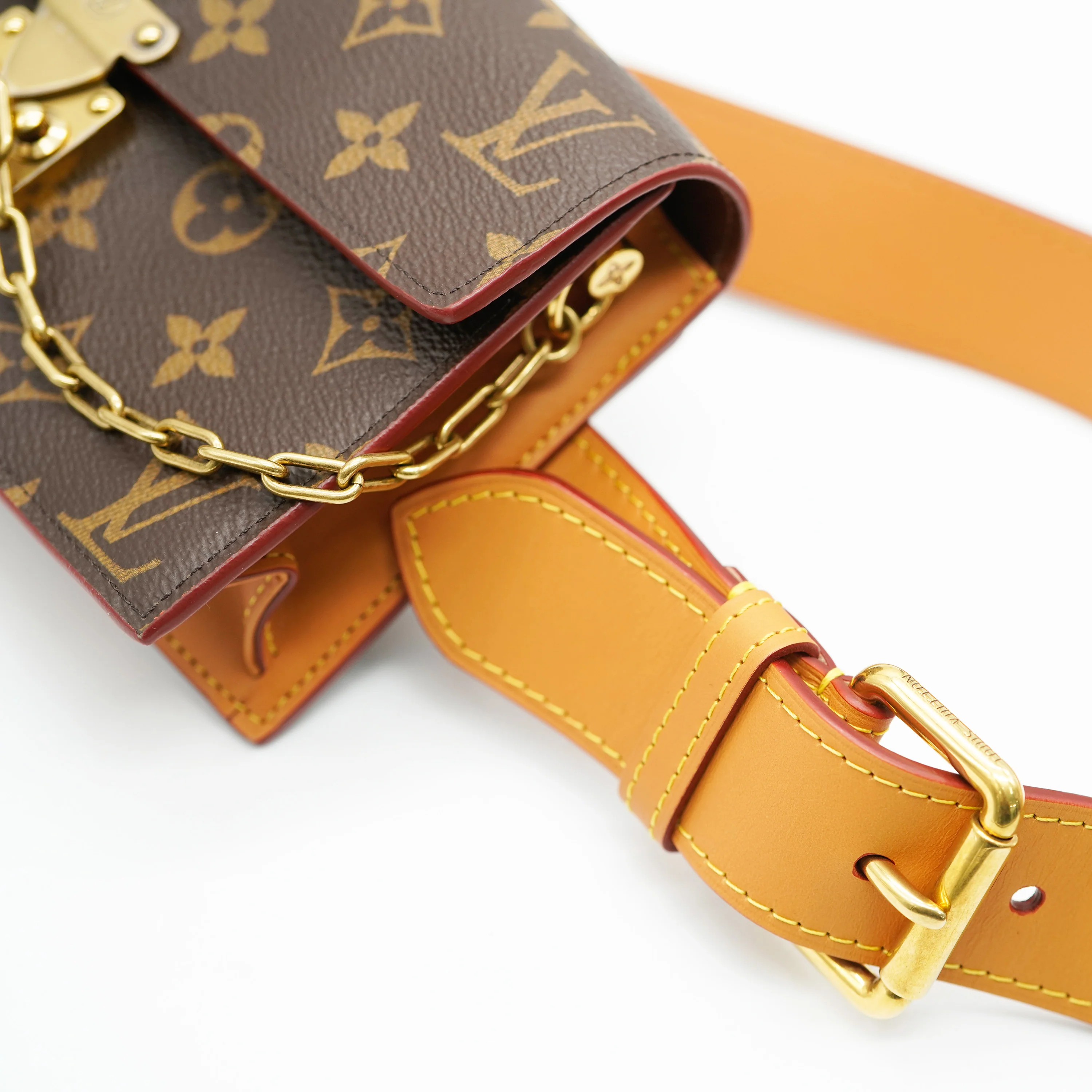 Monogram Canvas S Lock Belt Pouch - Image 2