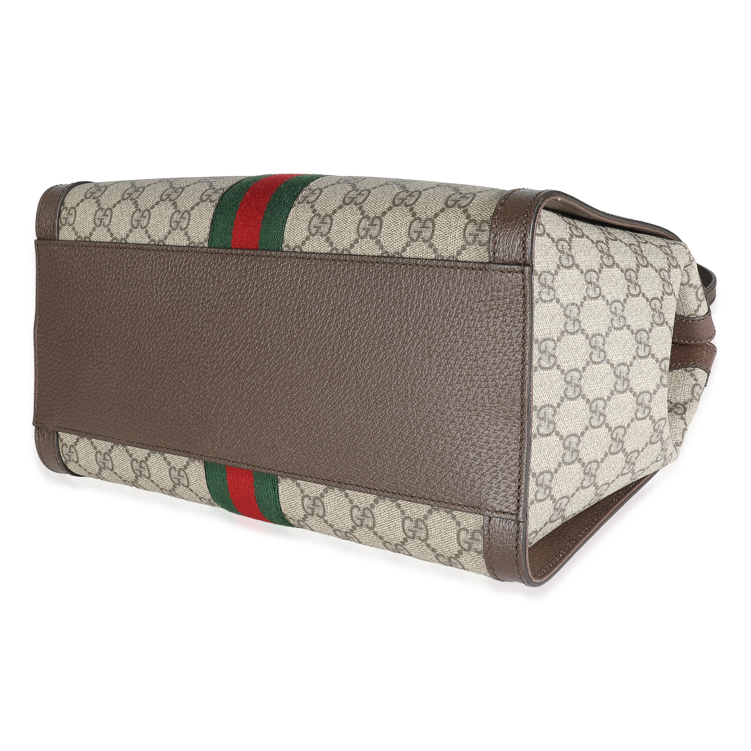 Gucci Beige GG Supreme Medium Ophidia Tote Bag - Image 5