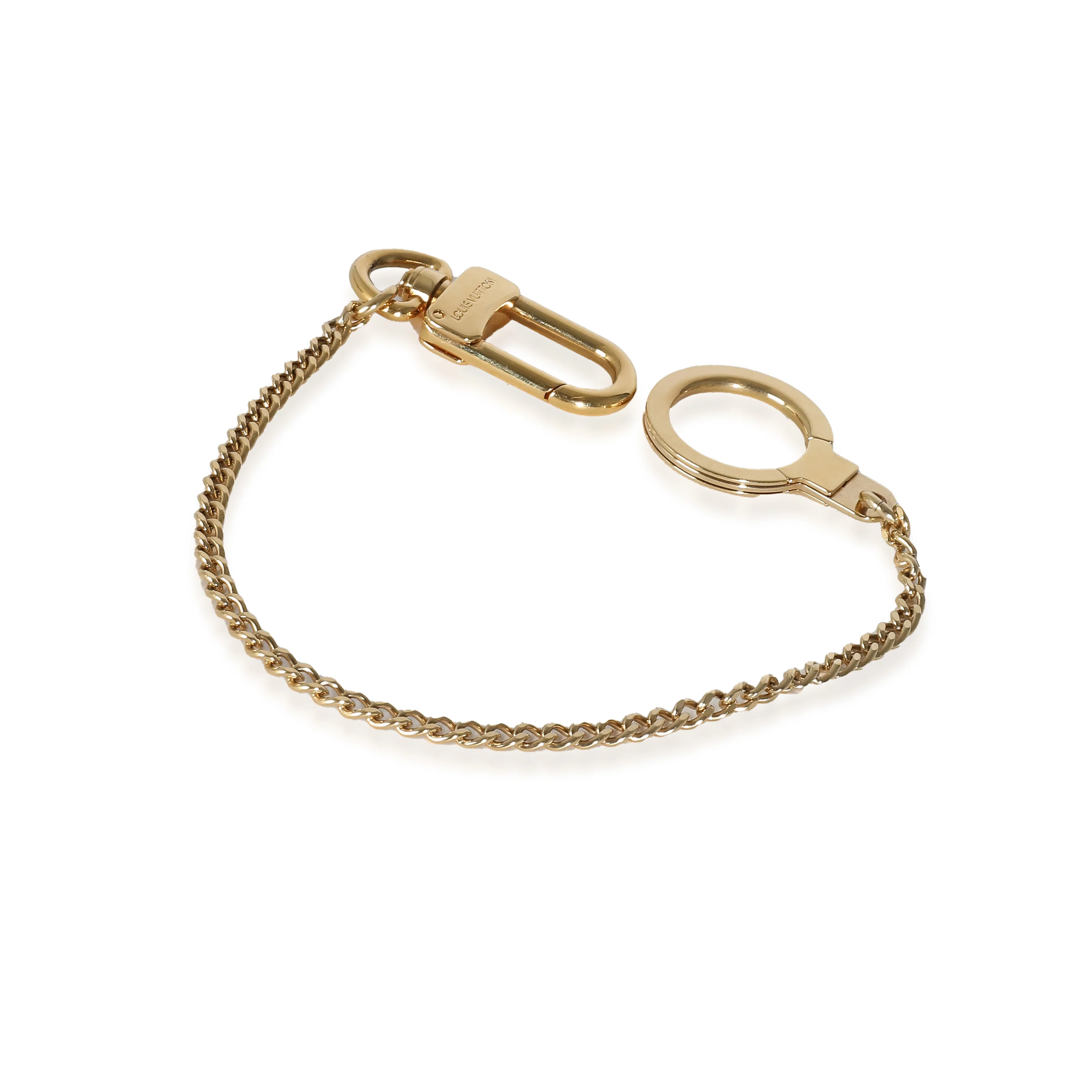 Louis Vuitton Gold Metal Bag Extender Key Chain - Image 2