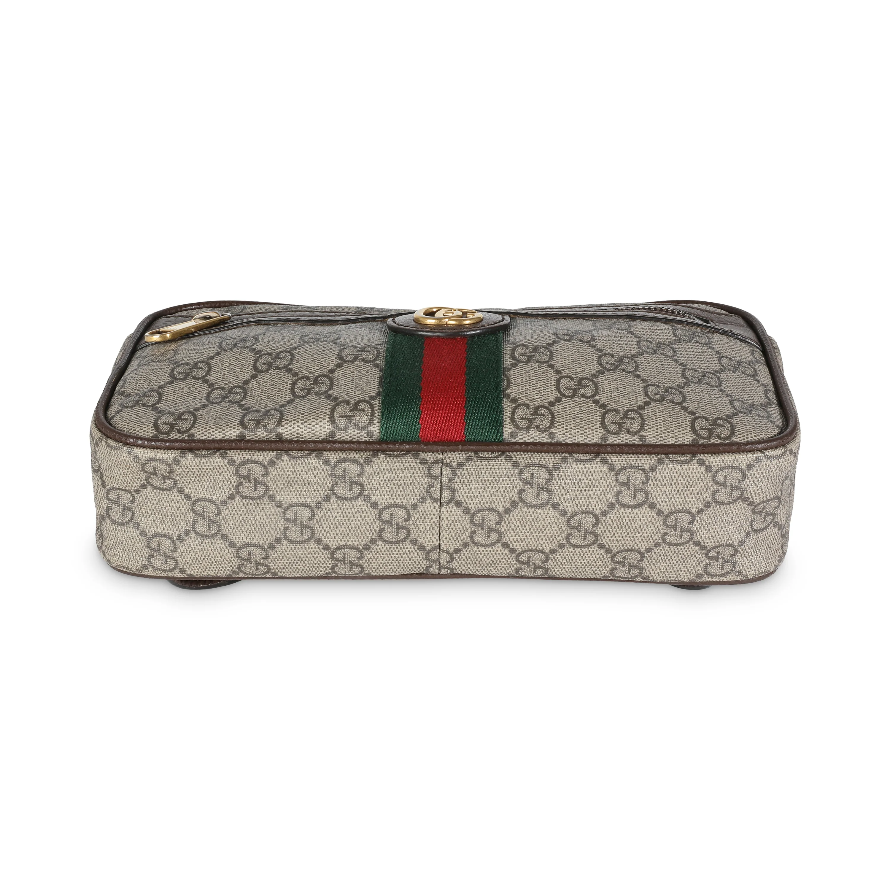 Beige GG Supreme Ophidia Belt Bag - Image 5