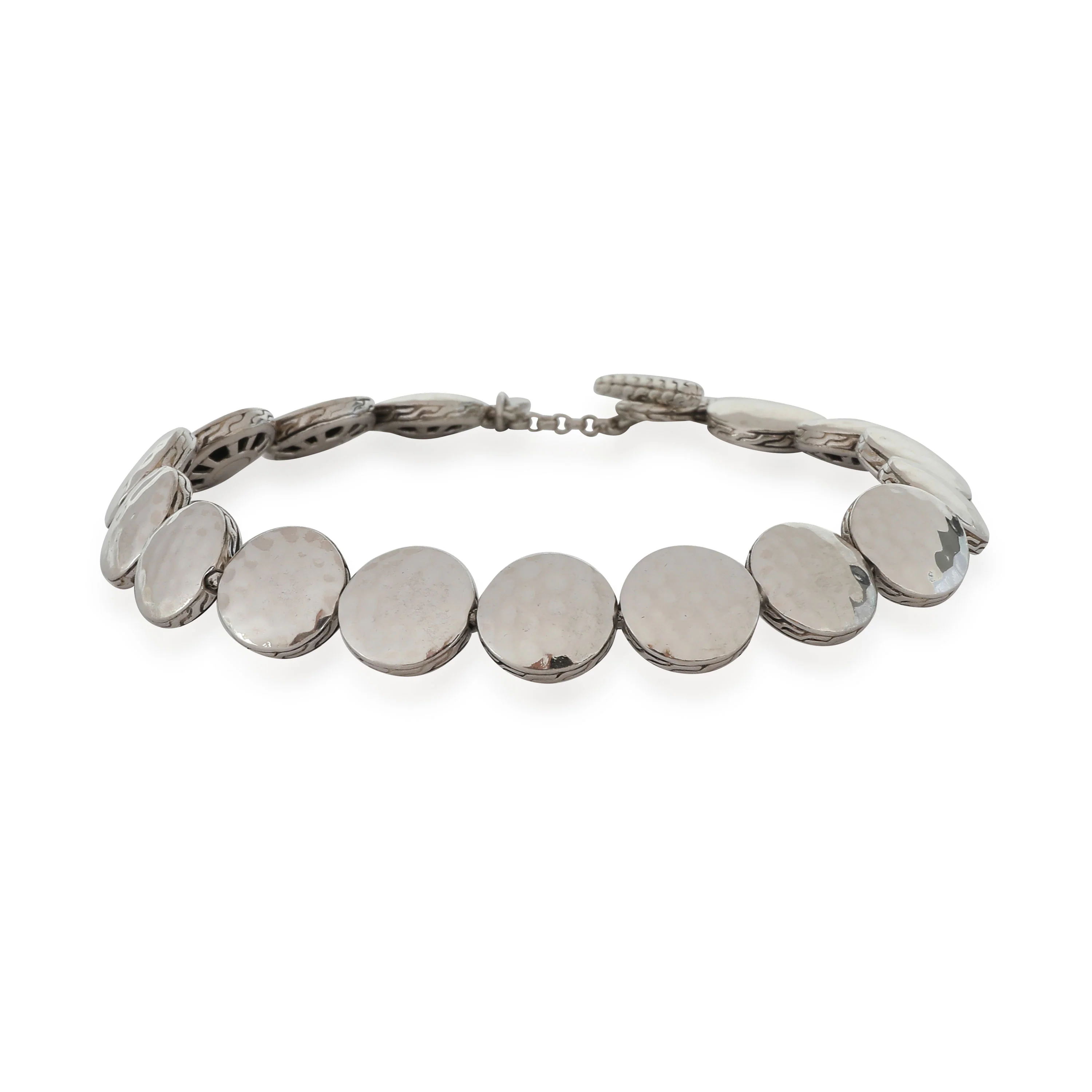 Palu Round Disc Bracelet in Sterling Silver