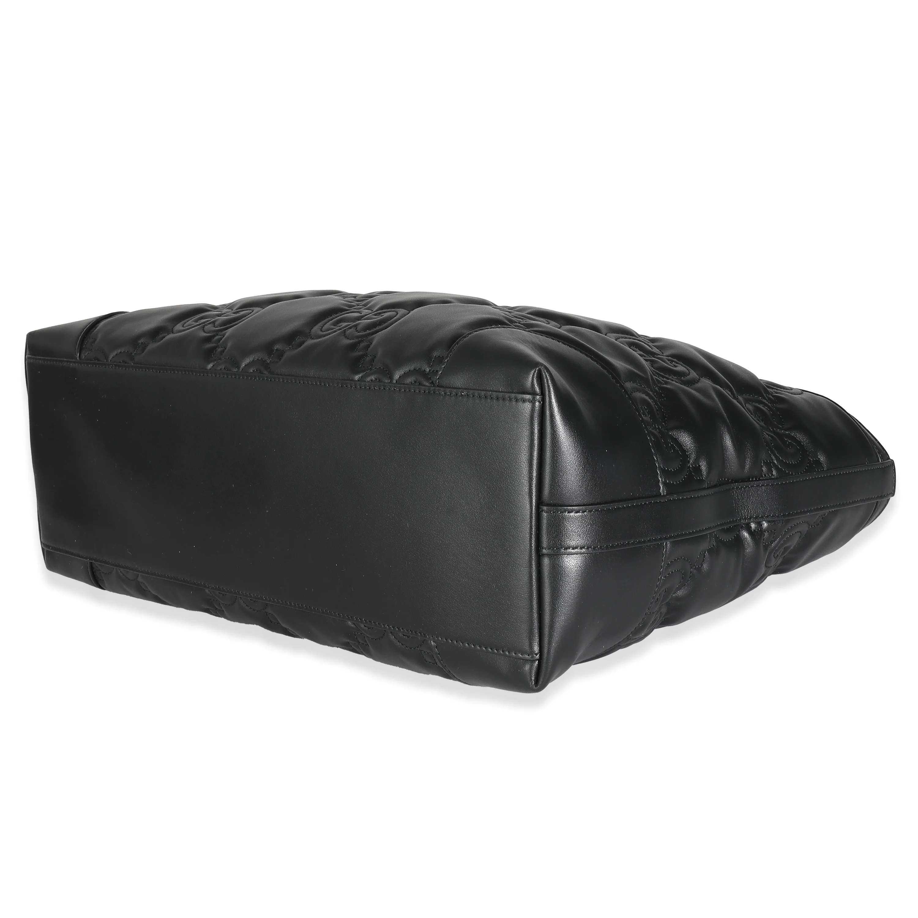 Black Matelassé Leather GG Medium Tote - Image 5