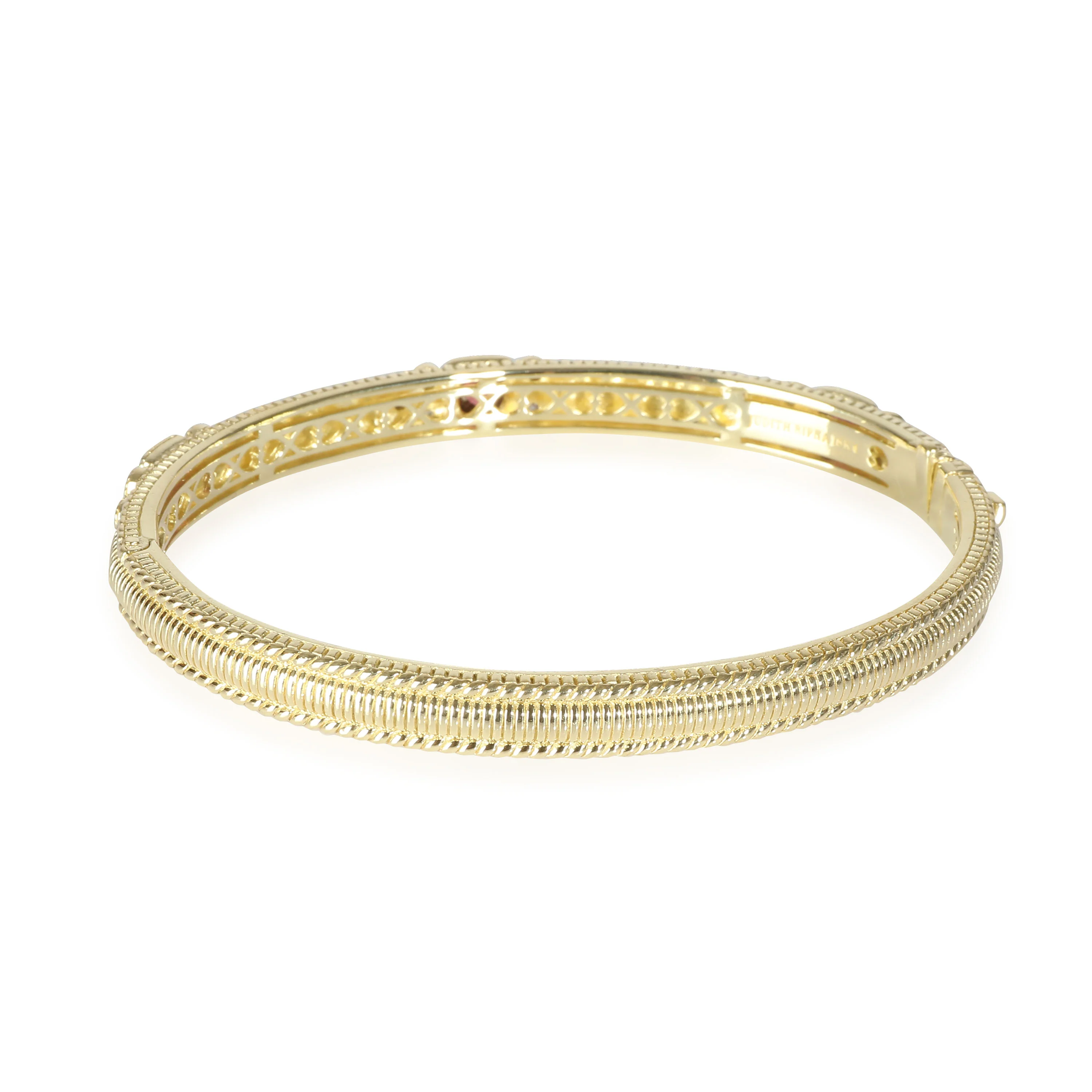 La Petite Tourmaline Diamond Bangle in 18k Yellow Gold 0.3 CTW - Image 2