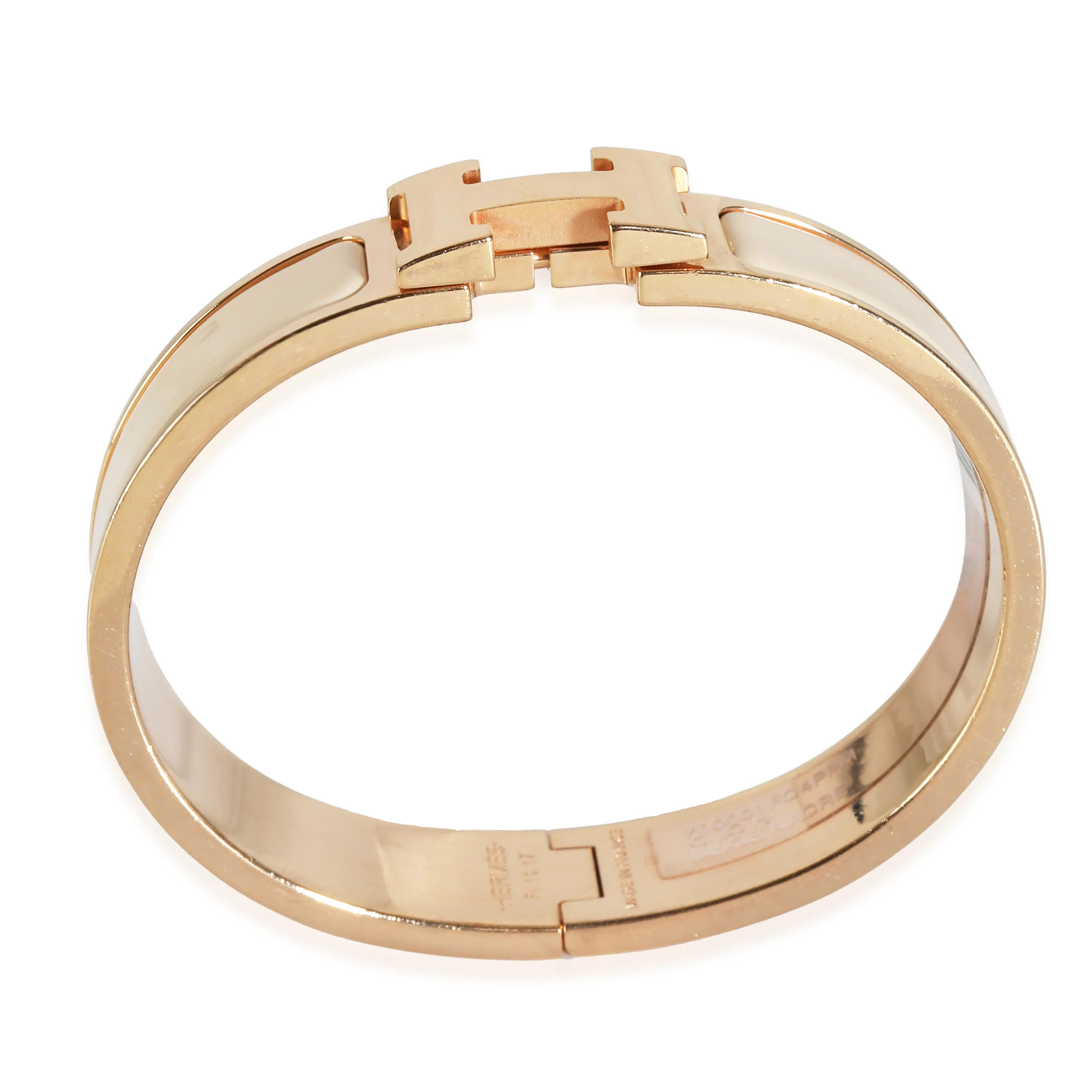 Hermès Clic H Bracelet in Gold Plated - Image 4
