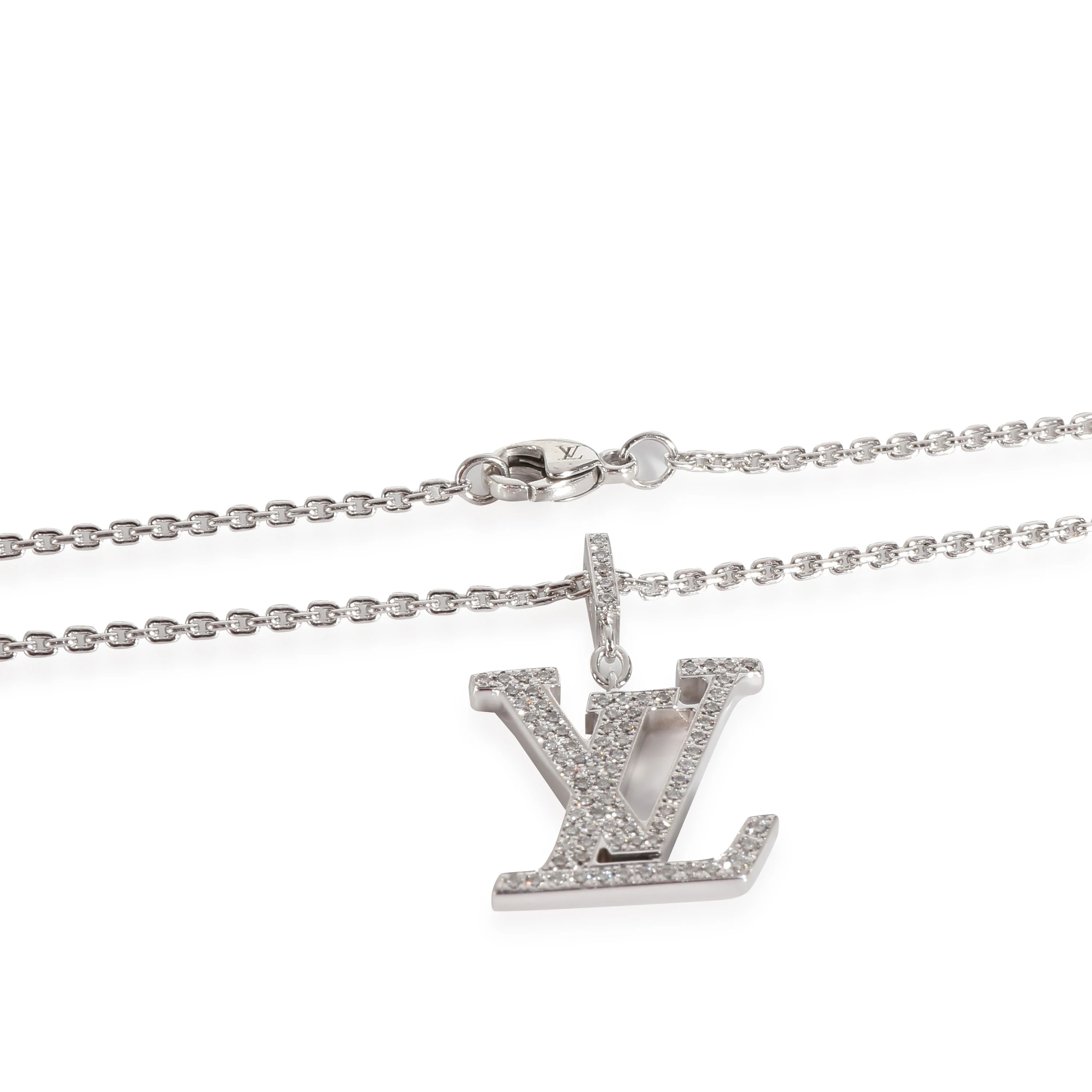 Idylle Blossom Pendant in 18k White Gold 0.3 CTW - Image 3