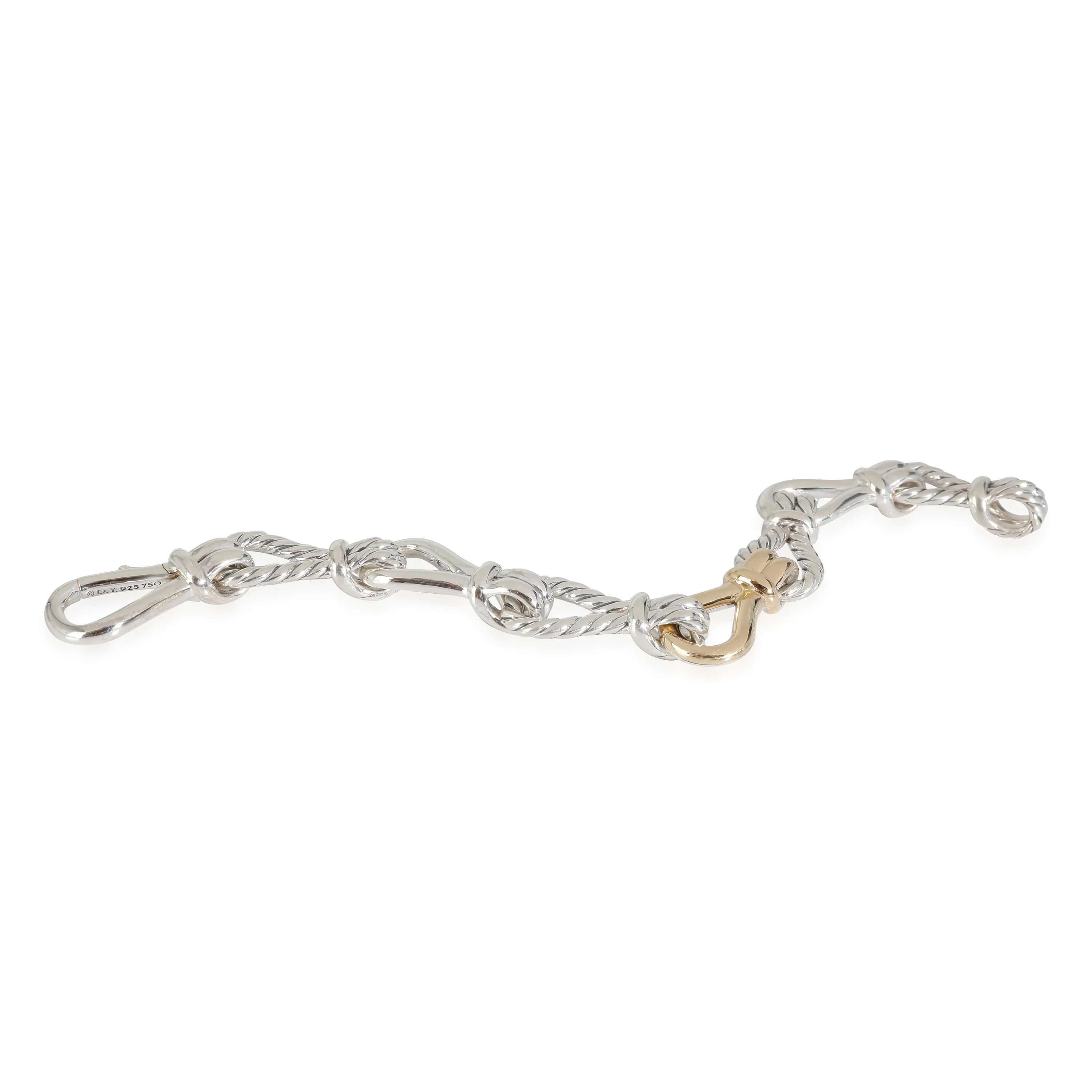 Thoroughbred Bracelet in 18k Yellow Gold/Sterling Silver - Image 2