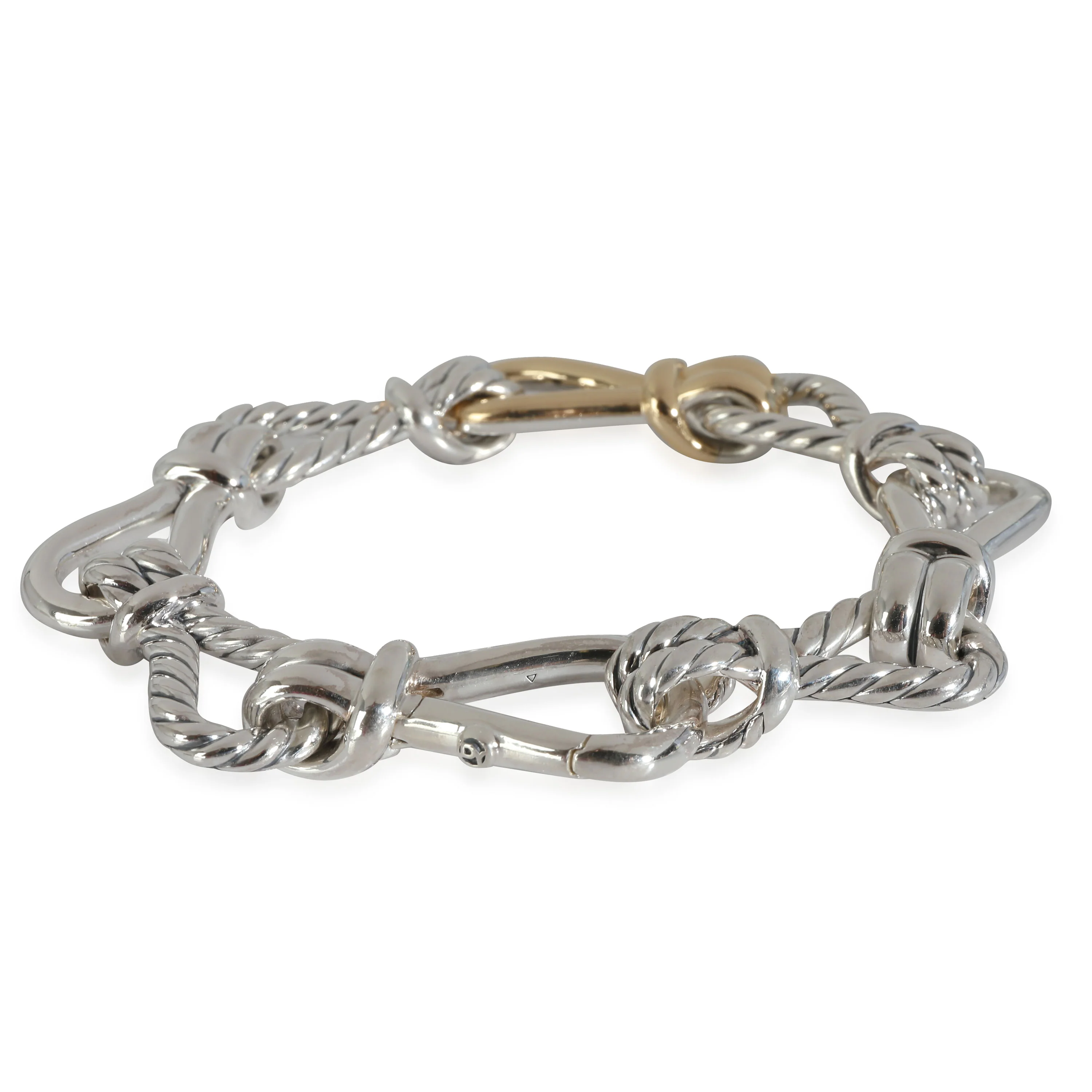 Thoroughbred Bracelet in 18k Yellow Gold/Sterling Silver - Image 3
