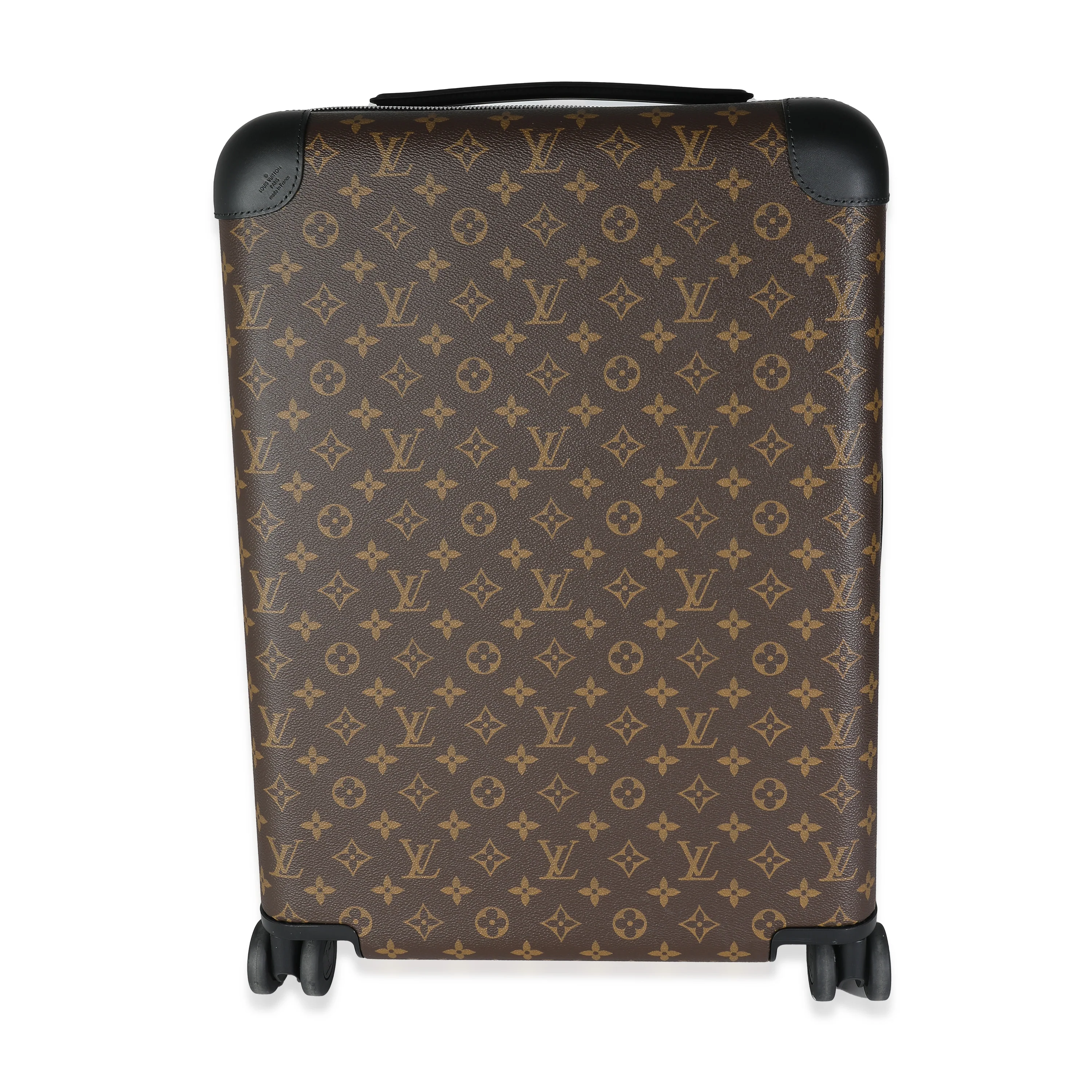 Black Monogram Macassar Canvas Horizon 55
