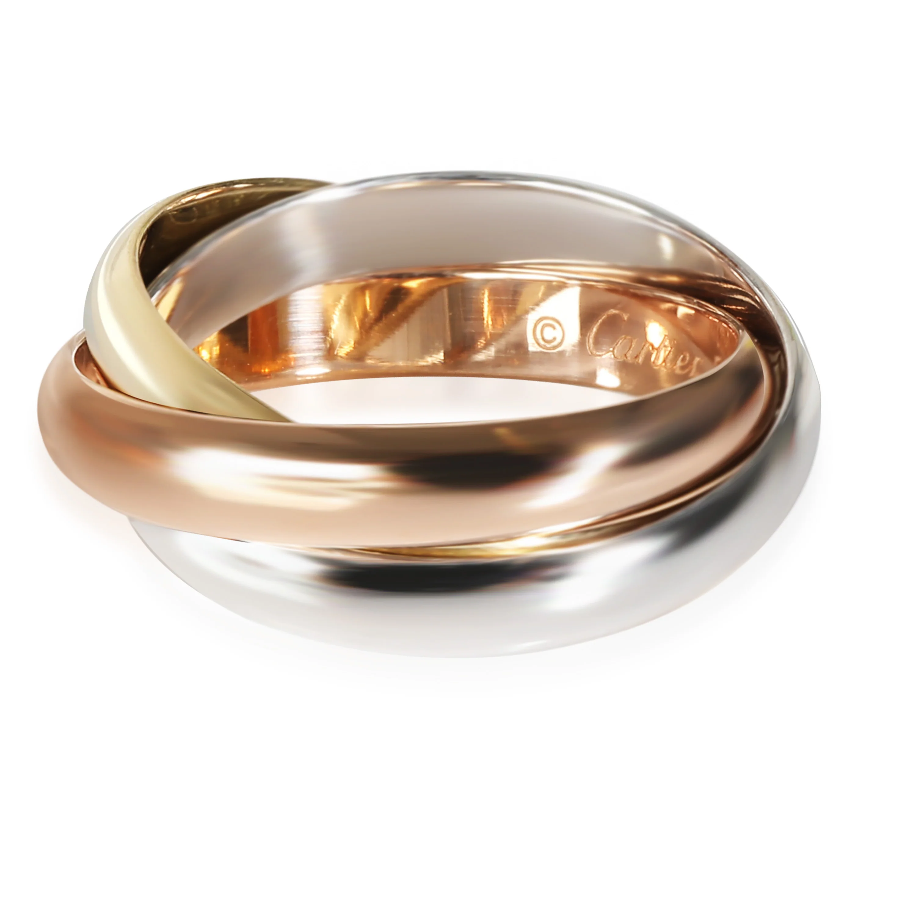 Trinity Ring in 18k 3 Tone Gold - Image 2