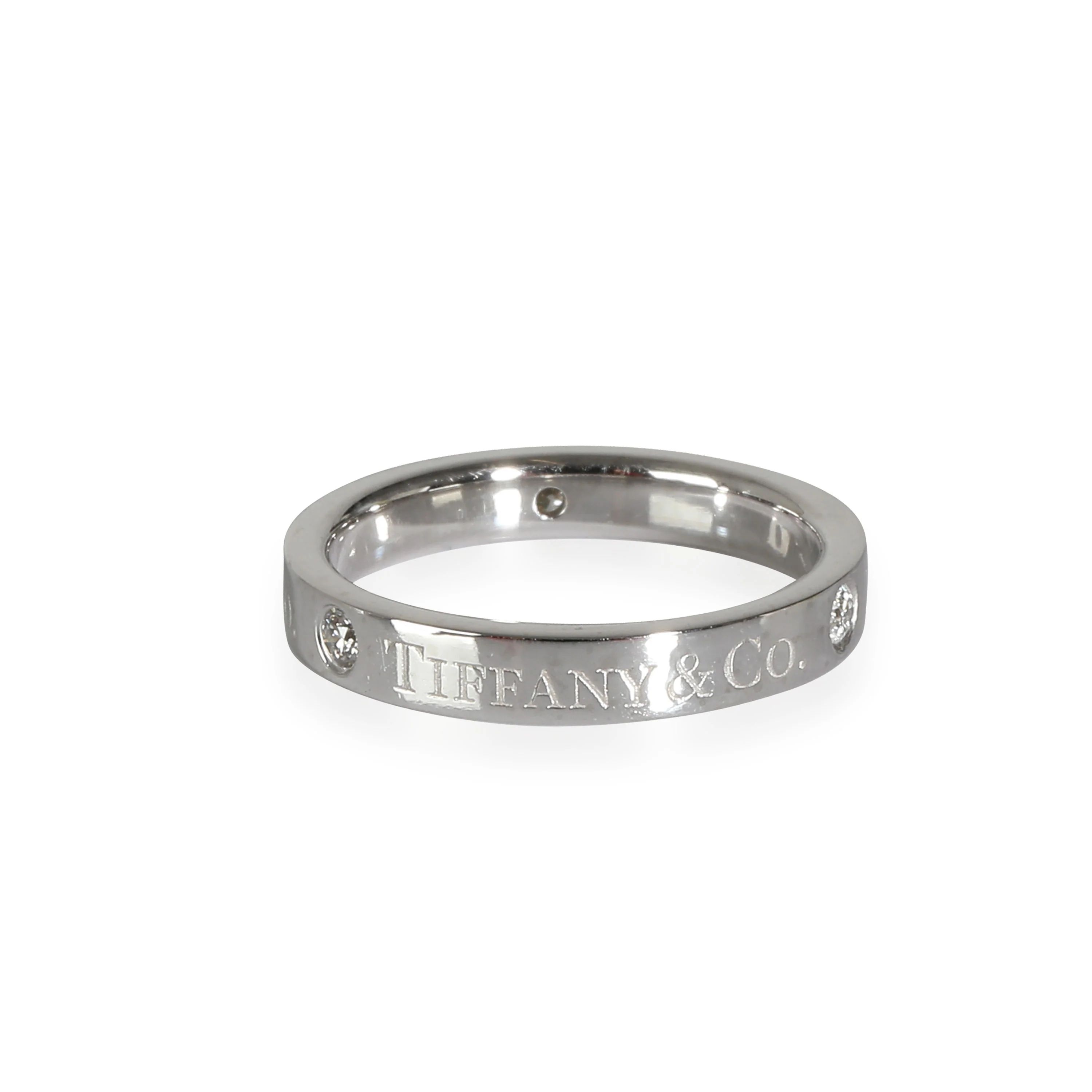 3mm Band in  Platinum 0.03 CTW - Image 2