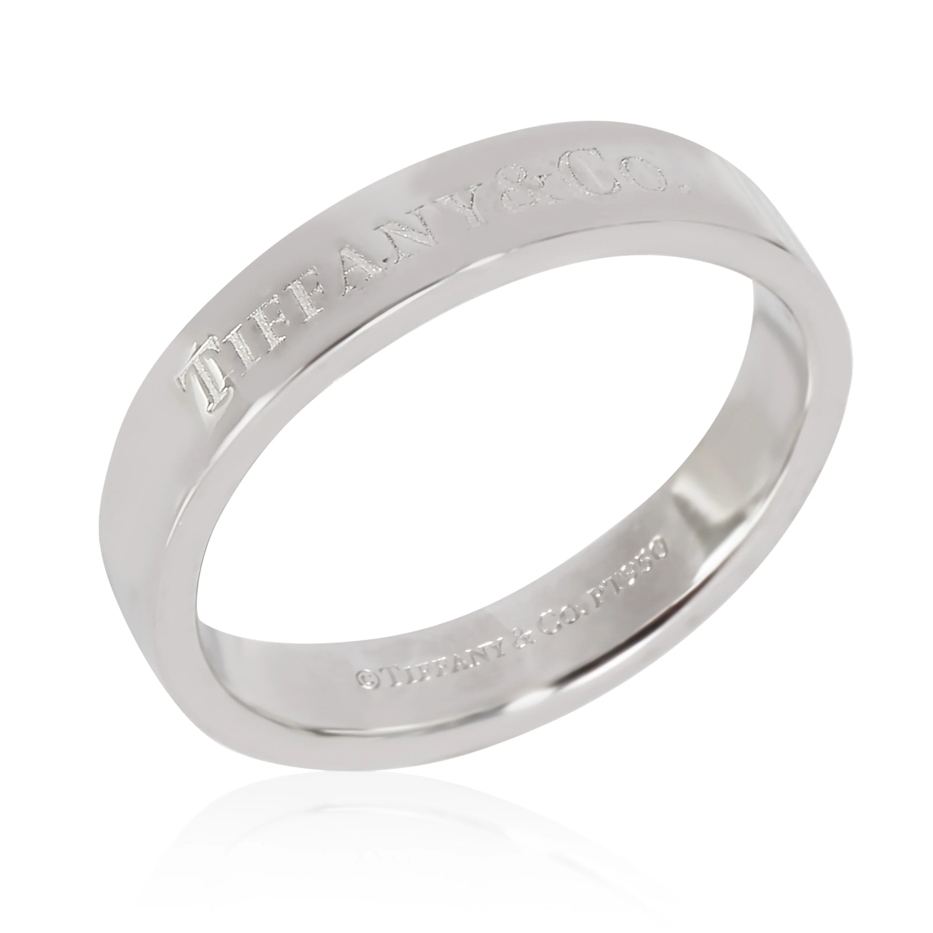Band Ring in Platinum, 4mm - Image 5