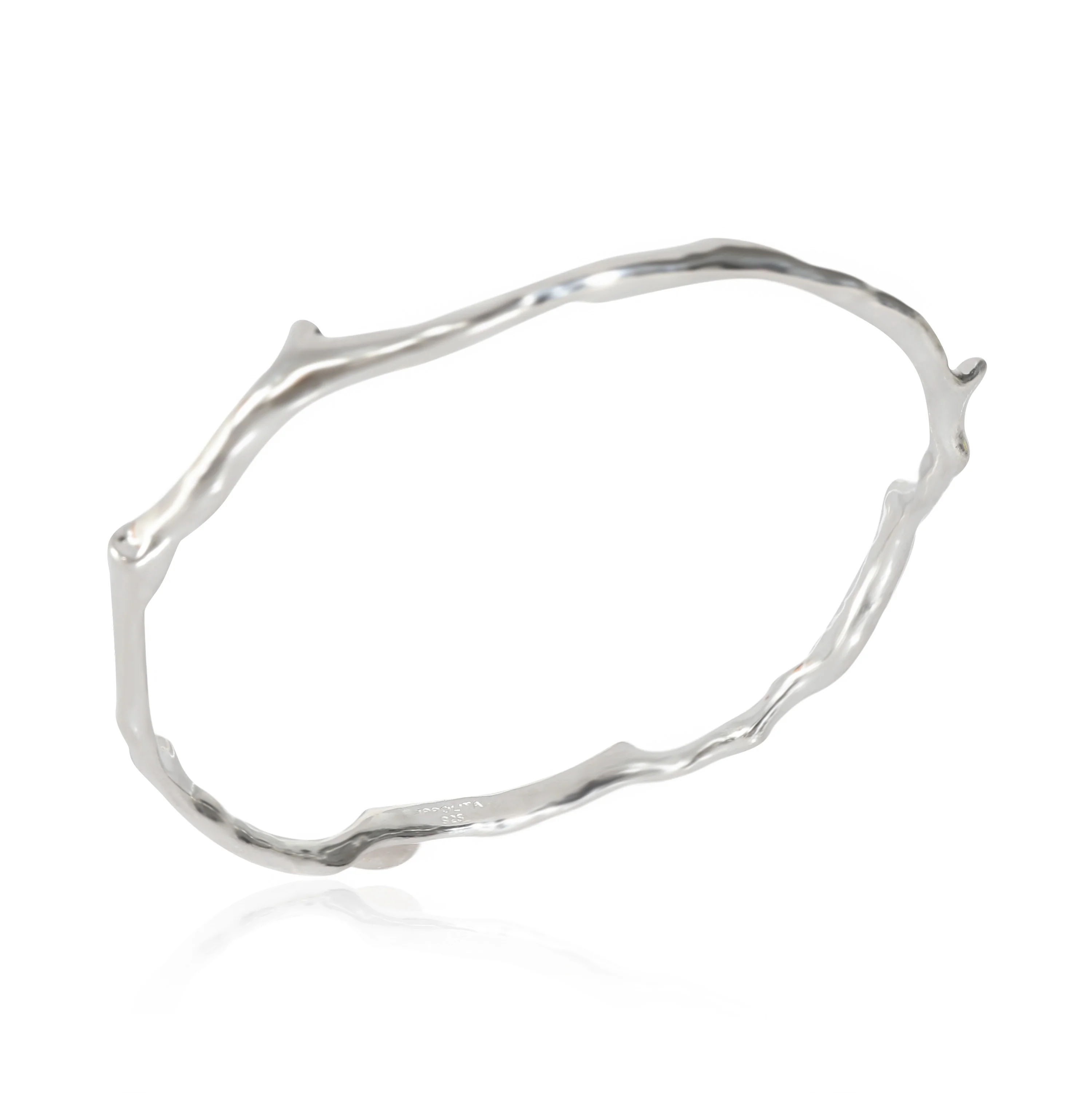 Classico Branch Bangle Bracelet in  Sterling Silver - Image 2