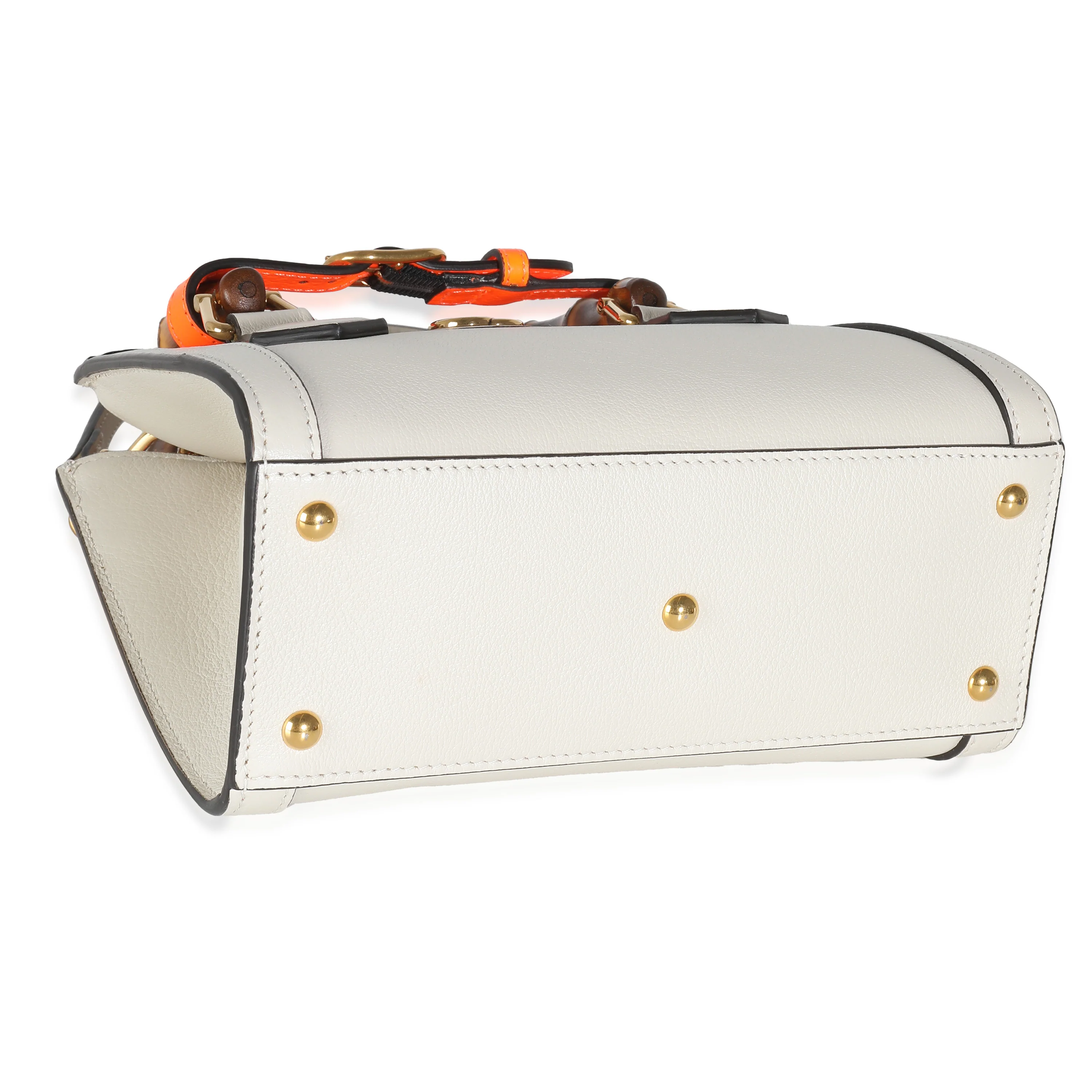Mystic White Wonka Grain Calfskin Mini Diana Tote - Image 6