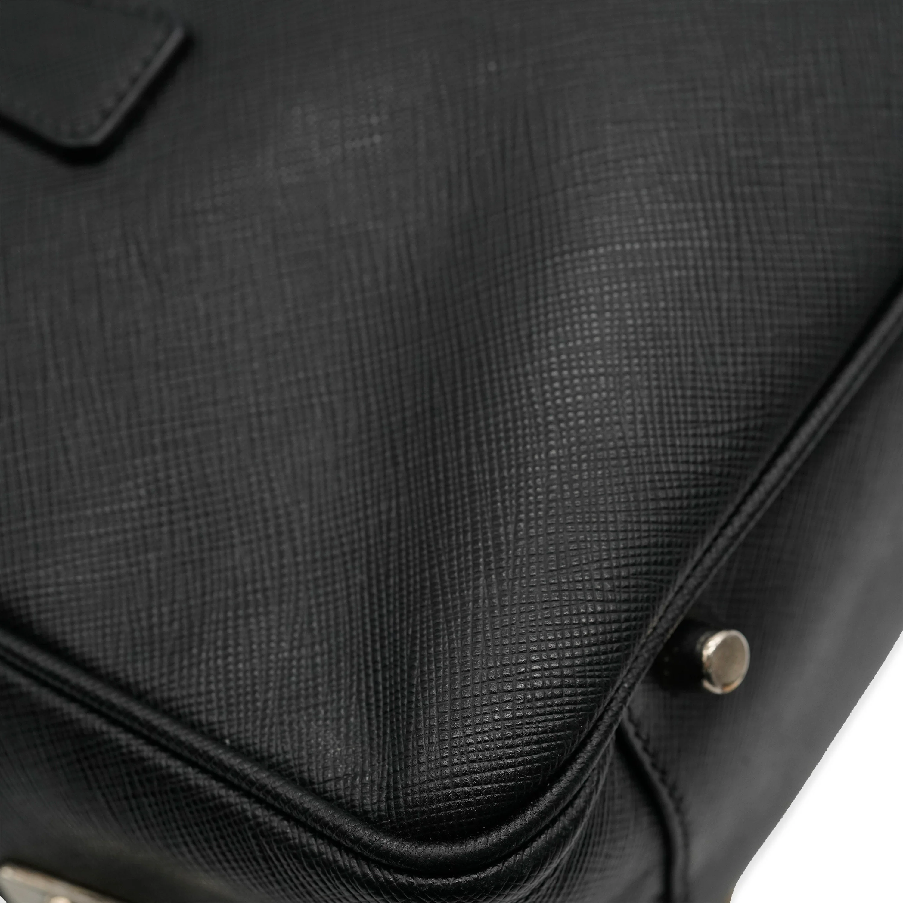 Black Saffiano Small Bauletto Bag - Image 6