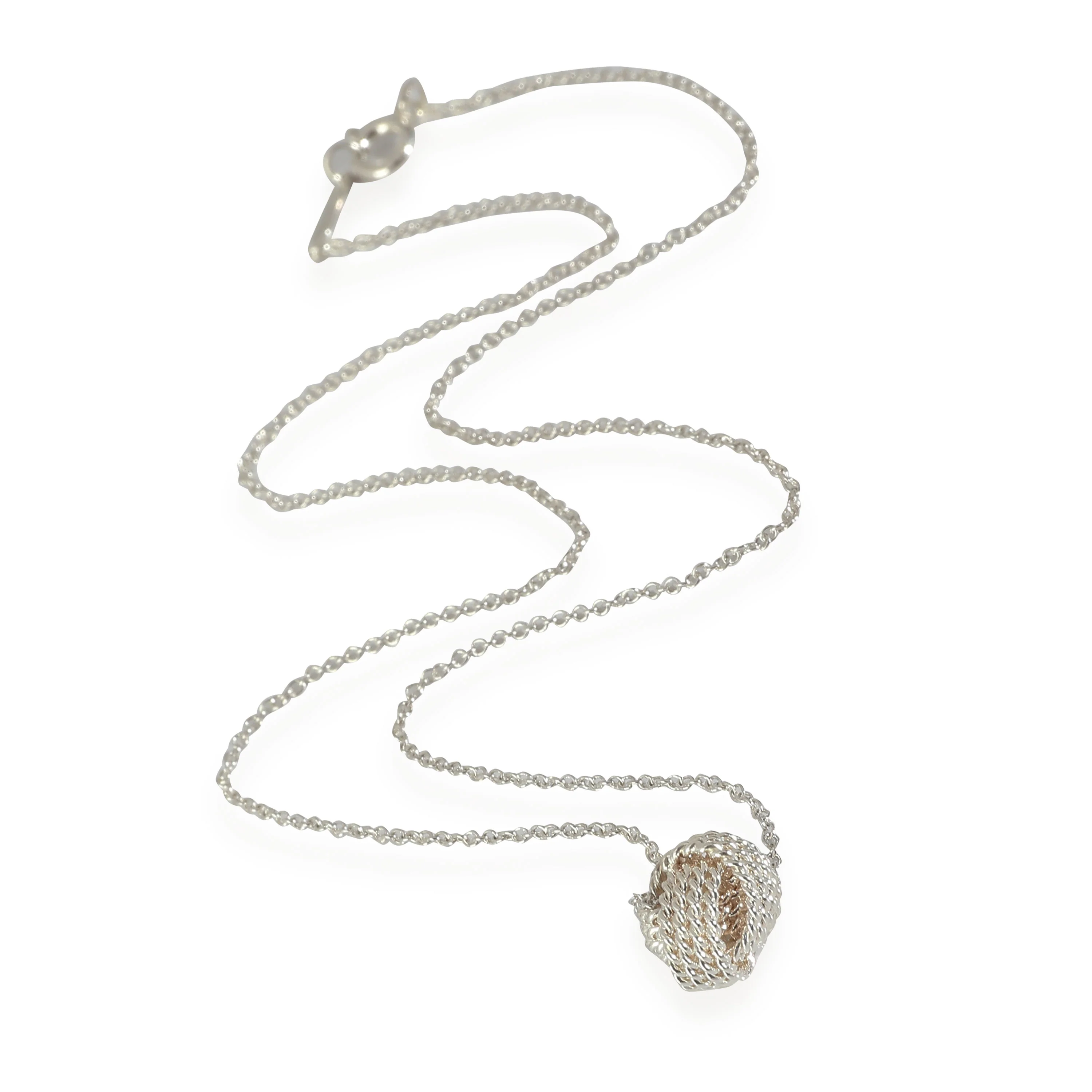 Rope Knot Pendant in Sterling Silver - Image 2