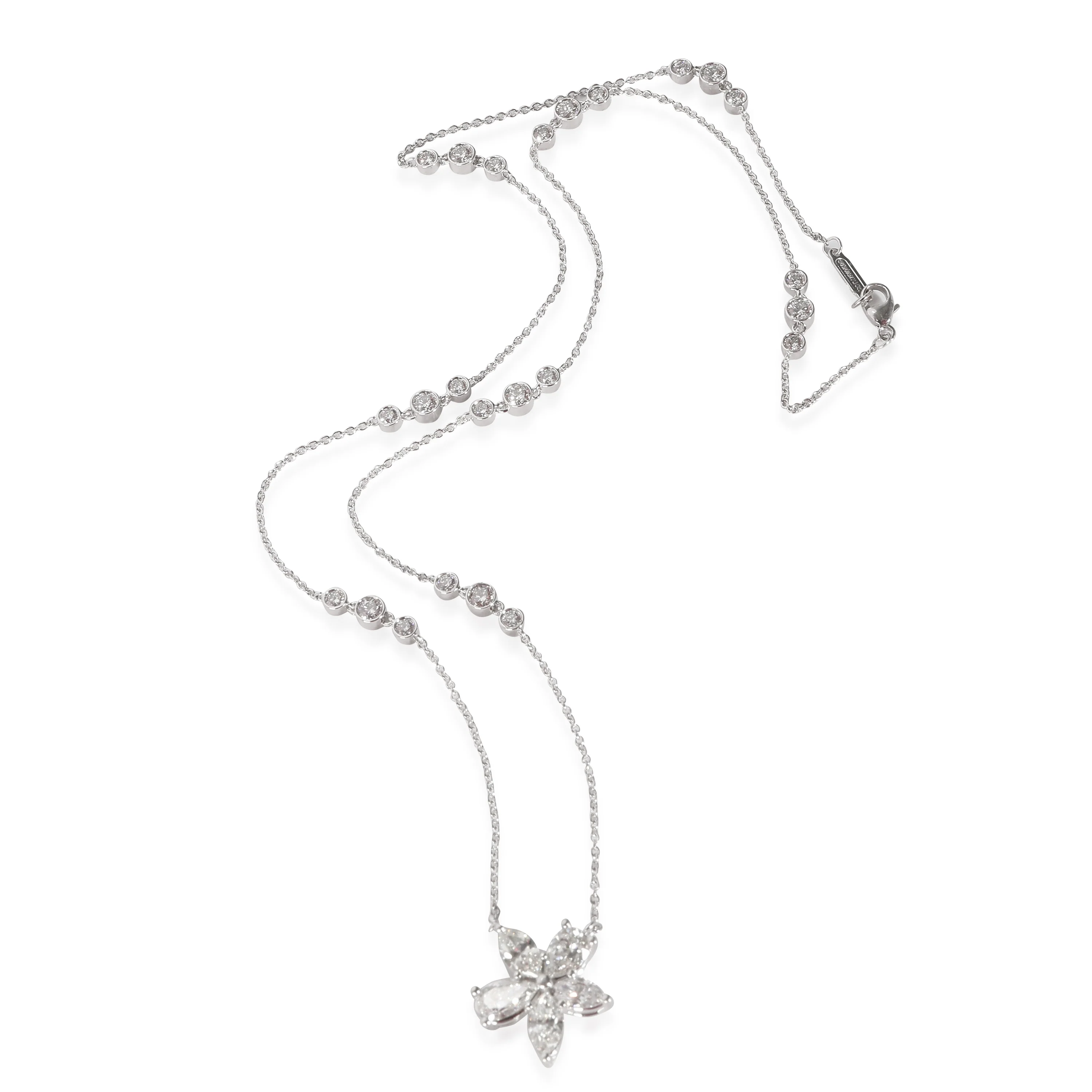 Victoria Necklace in  Platinum 2.90 CTW - Image 5