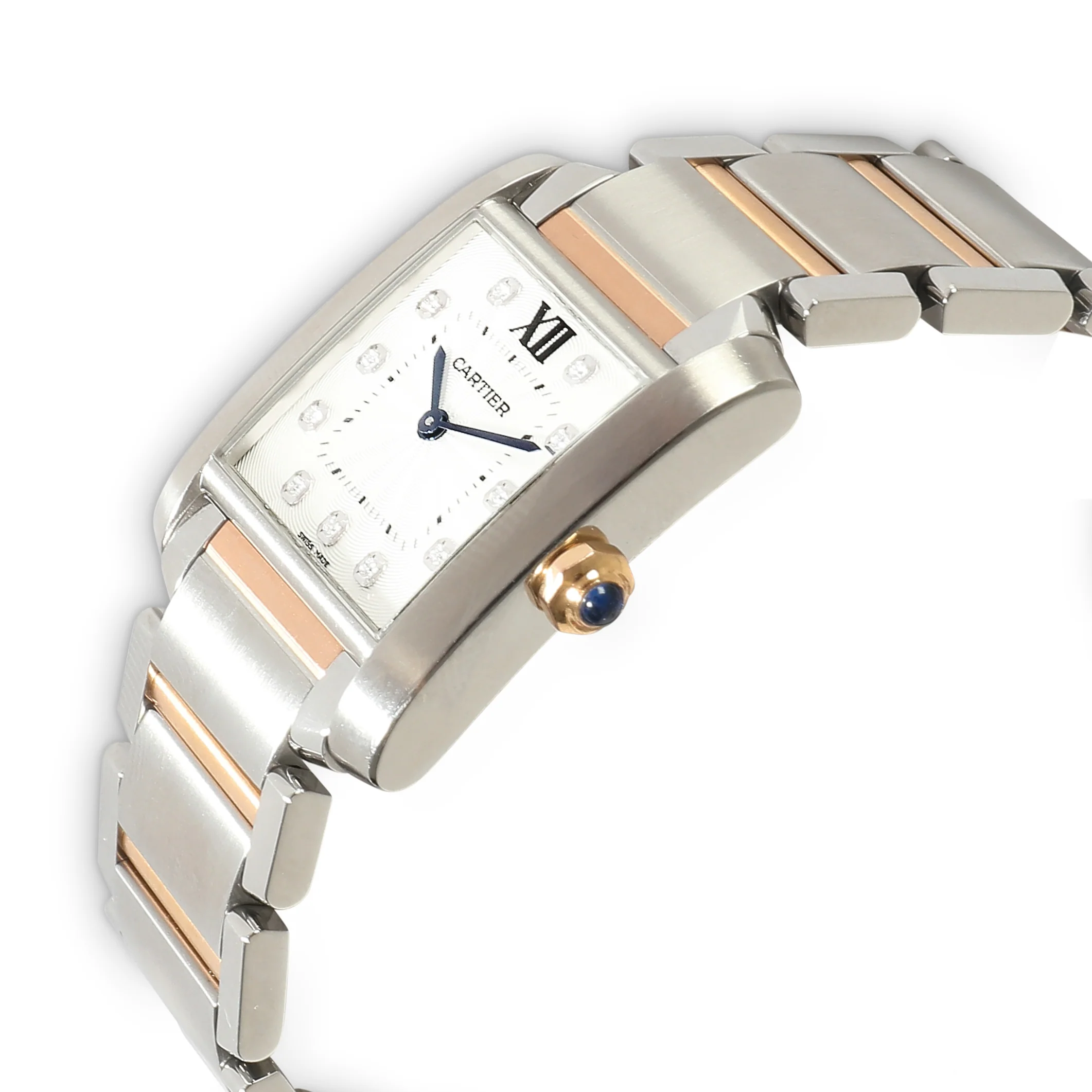 Tank Francaise de Cartier WE110004 Unisex Watch in 18kt Stainless Steel/ - Image 2