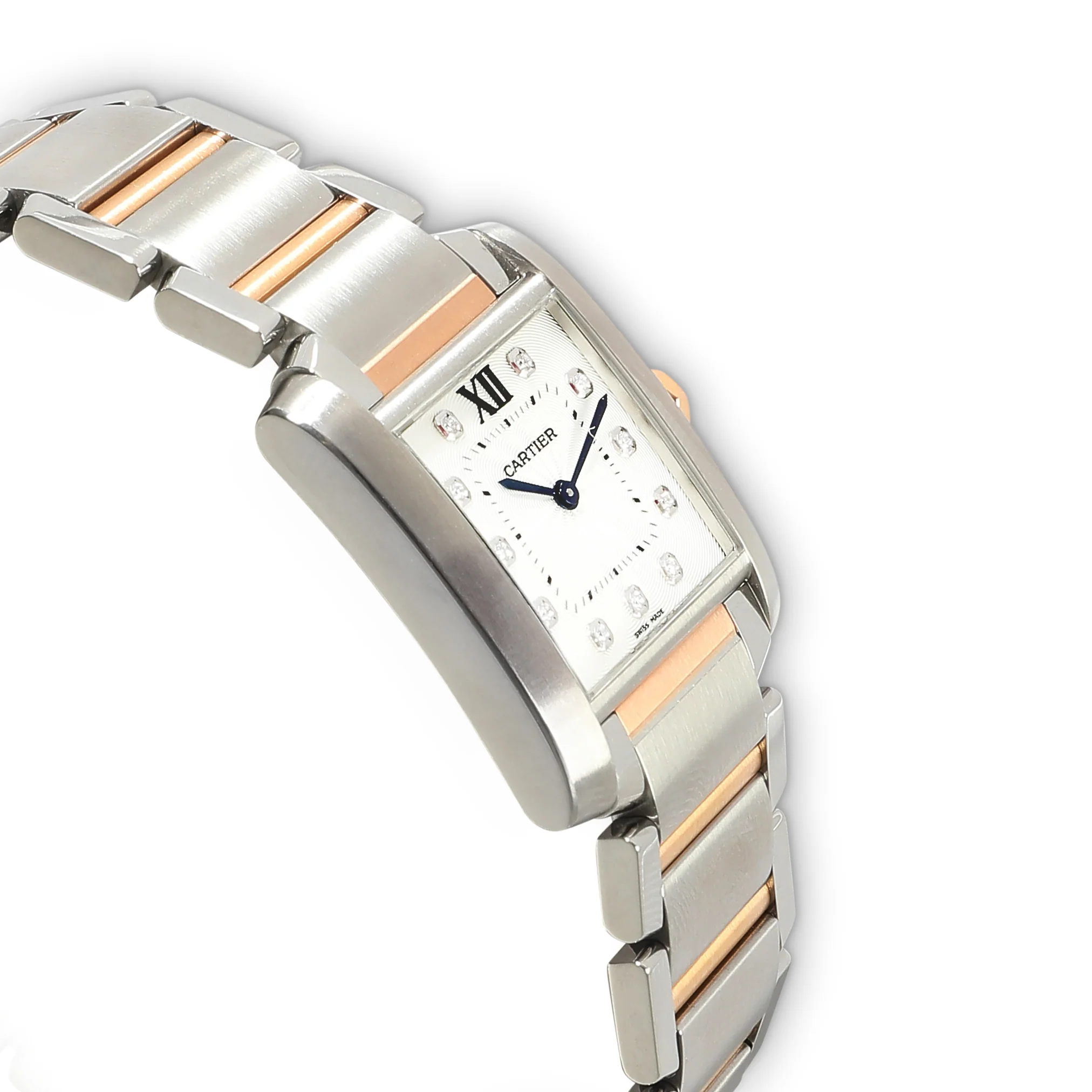 Tank Francaise de Cartier WE110004 Unisex Watch in 18kt Stainless Steel/ - Image 3