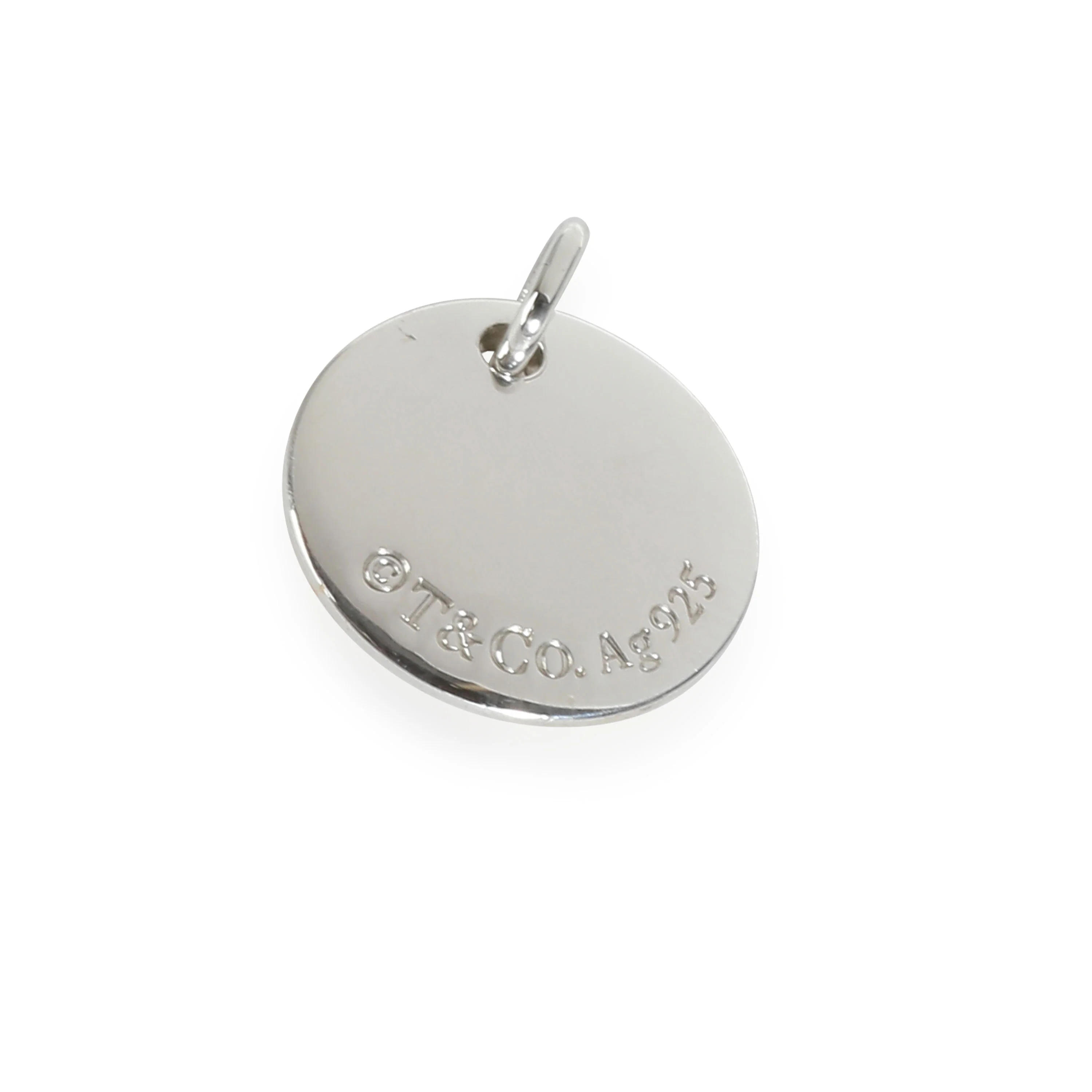 Notes Alphabet B Disc Pendant in  Sterling Silver - Image 3