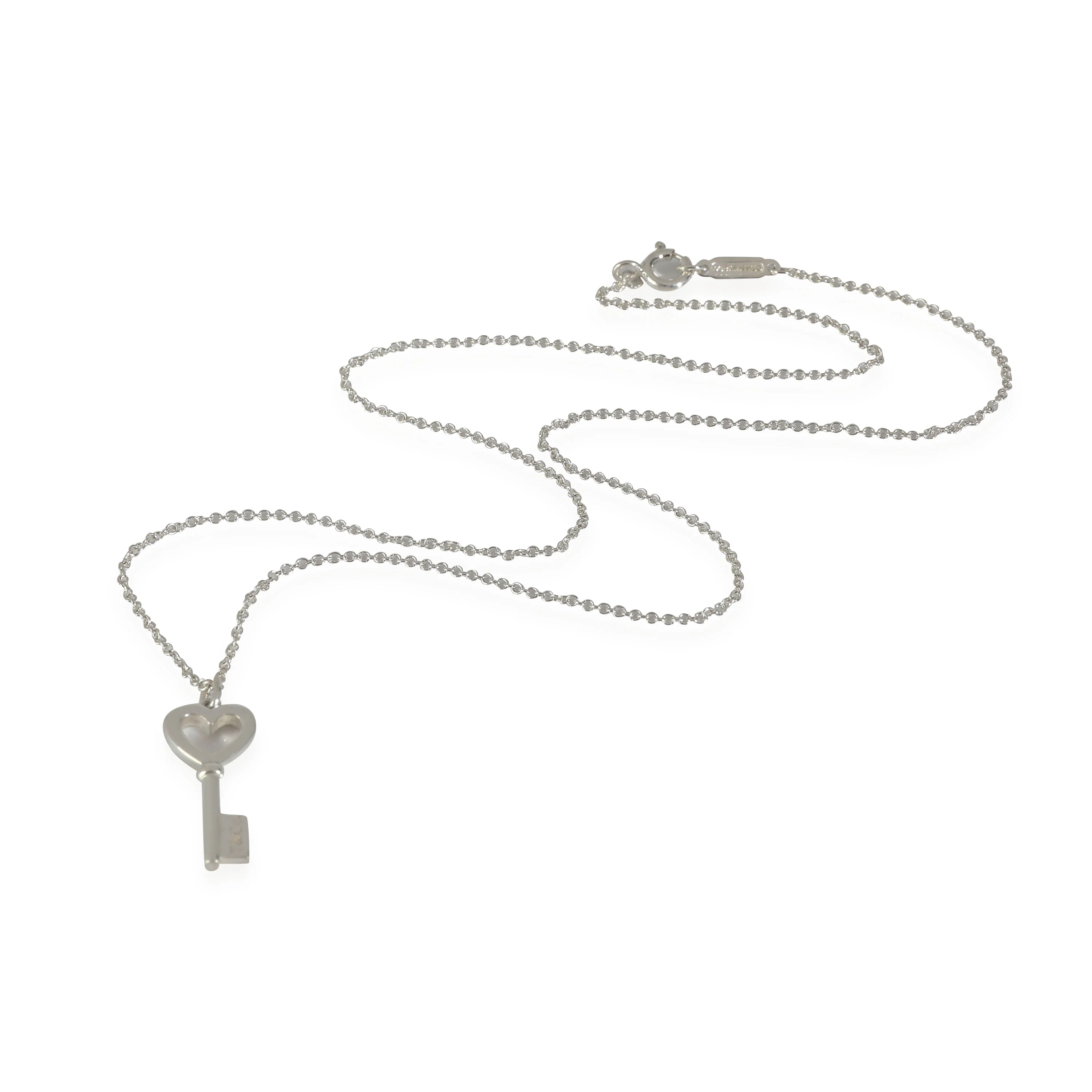 Heart Key Pendant in  Sterling Silver - Image 2