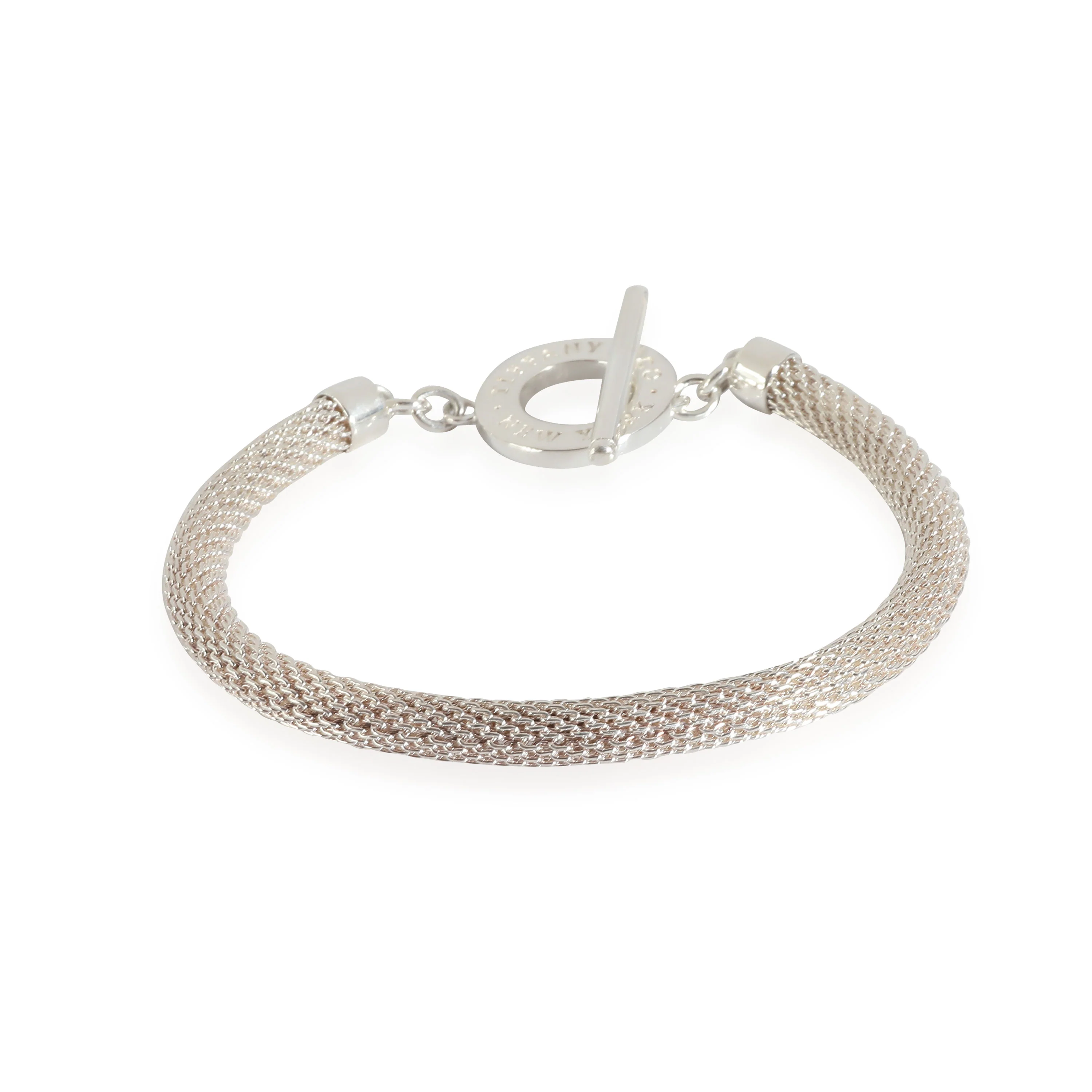 Mesh Toggle Bracelet in  Sterling Silver - Image 3