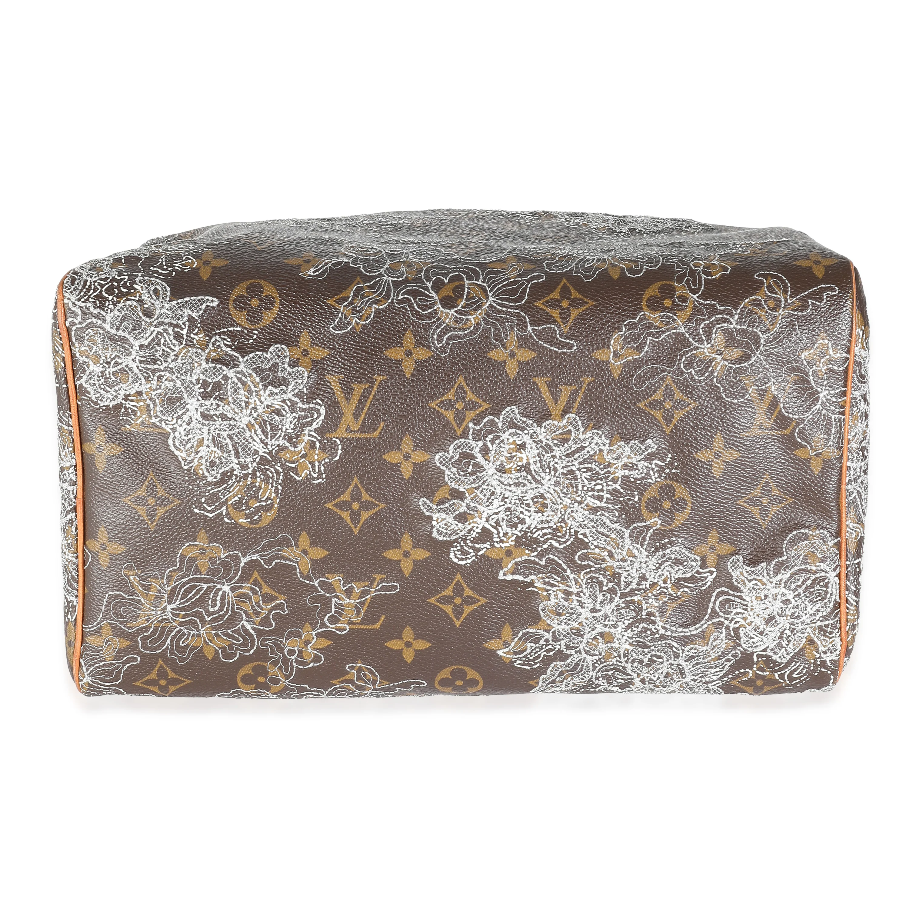 Monogram Canvas Dentelle Speedy 30 - Image 5