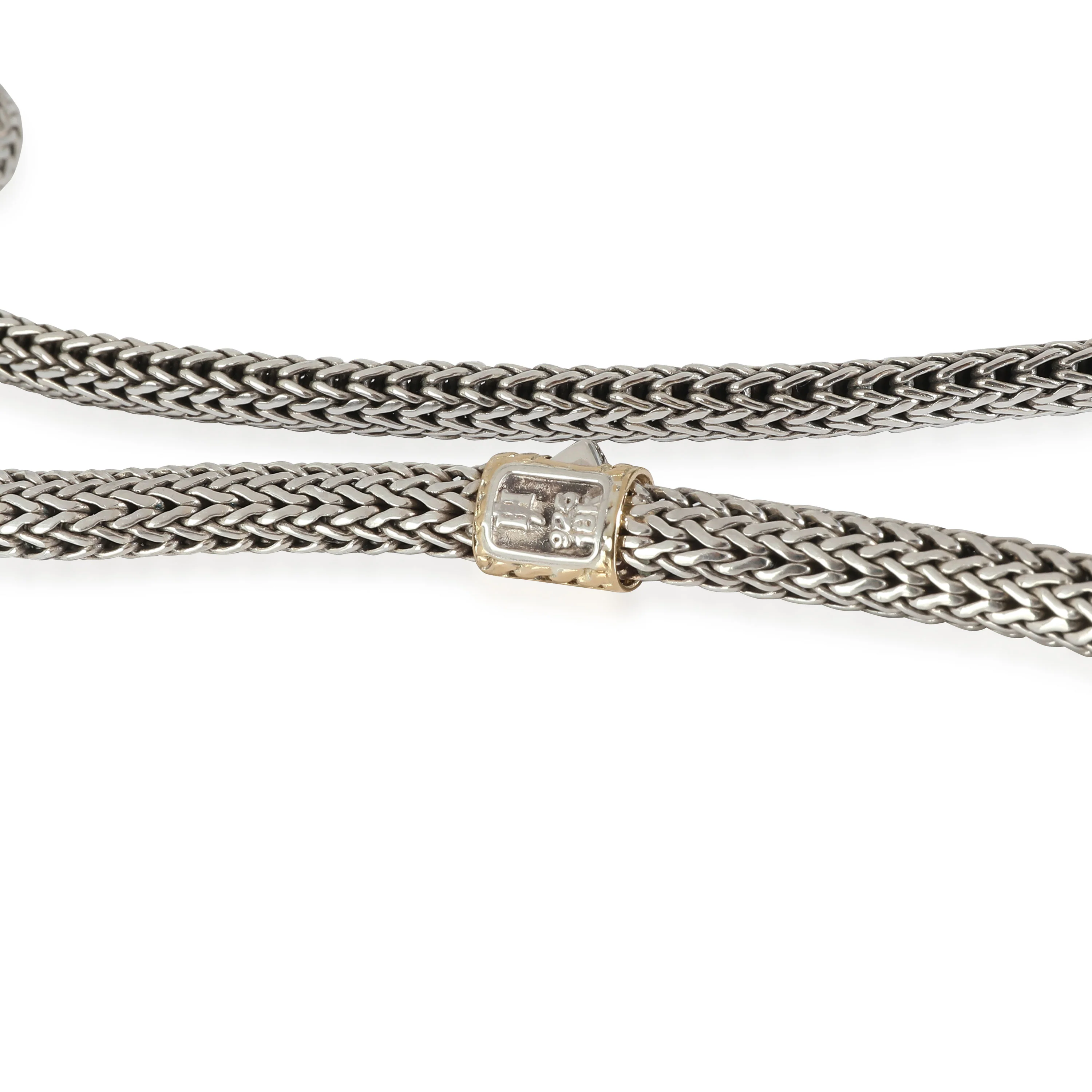 Classic Chain Necklace in 18k Yellow Gold/Sterling Silver - Image 3