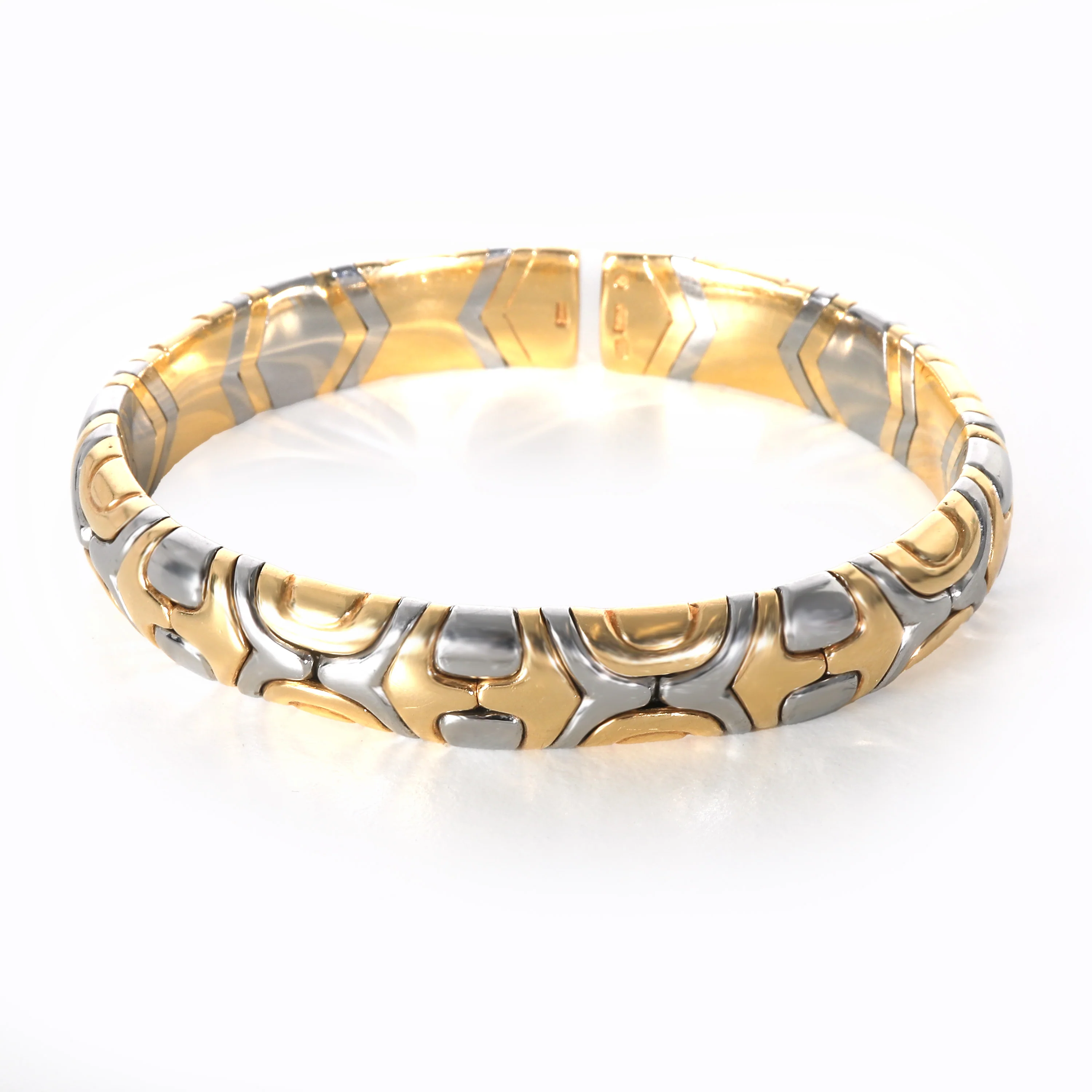 Parentesi Cuff in 18k Yellow Gold/Steel