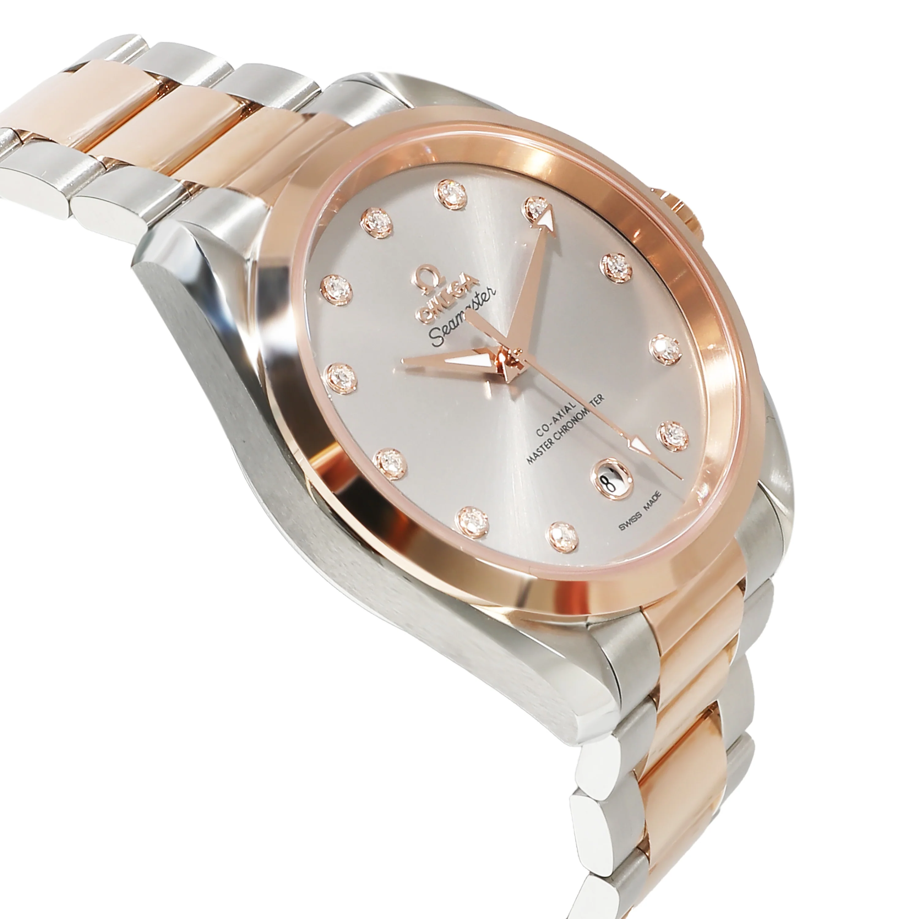 Seamaster Aqua Terra 220.20.38.20.56.002 Unisex Watch in 18kt Gold/Steel - Image 2