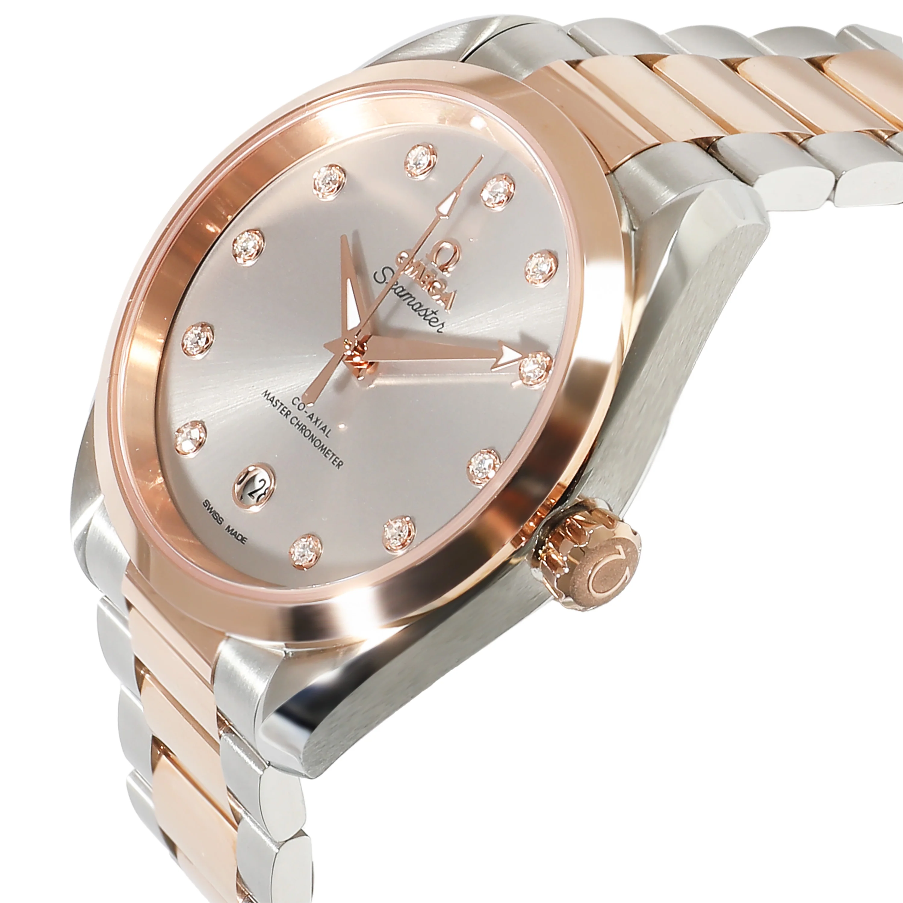 Seamaster Aqua Terra 220.20.38.20.56.002 Unisex Watch in 18kt Gold/Steel - Image 3