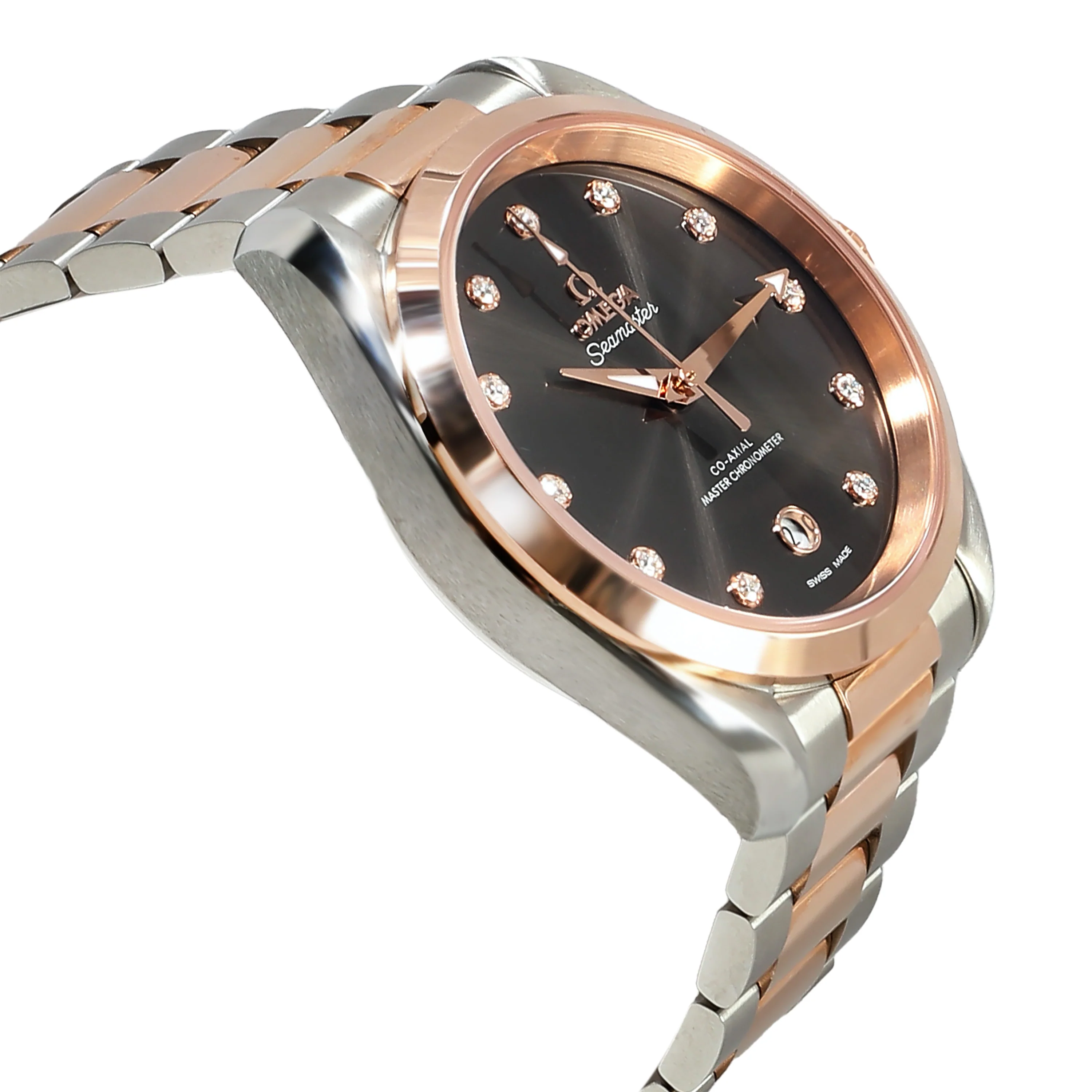 Seamaster Aqua Terra 220.20.38.20.56.001 Unisex Watch in 18kt Stainless St - Image 2
