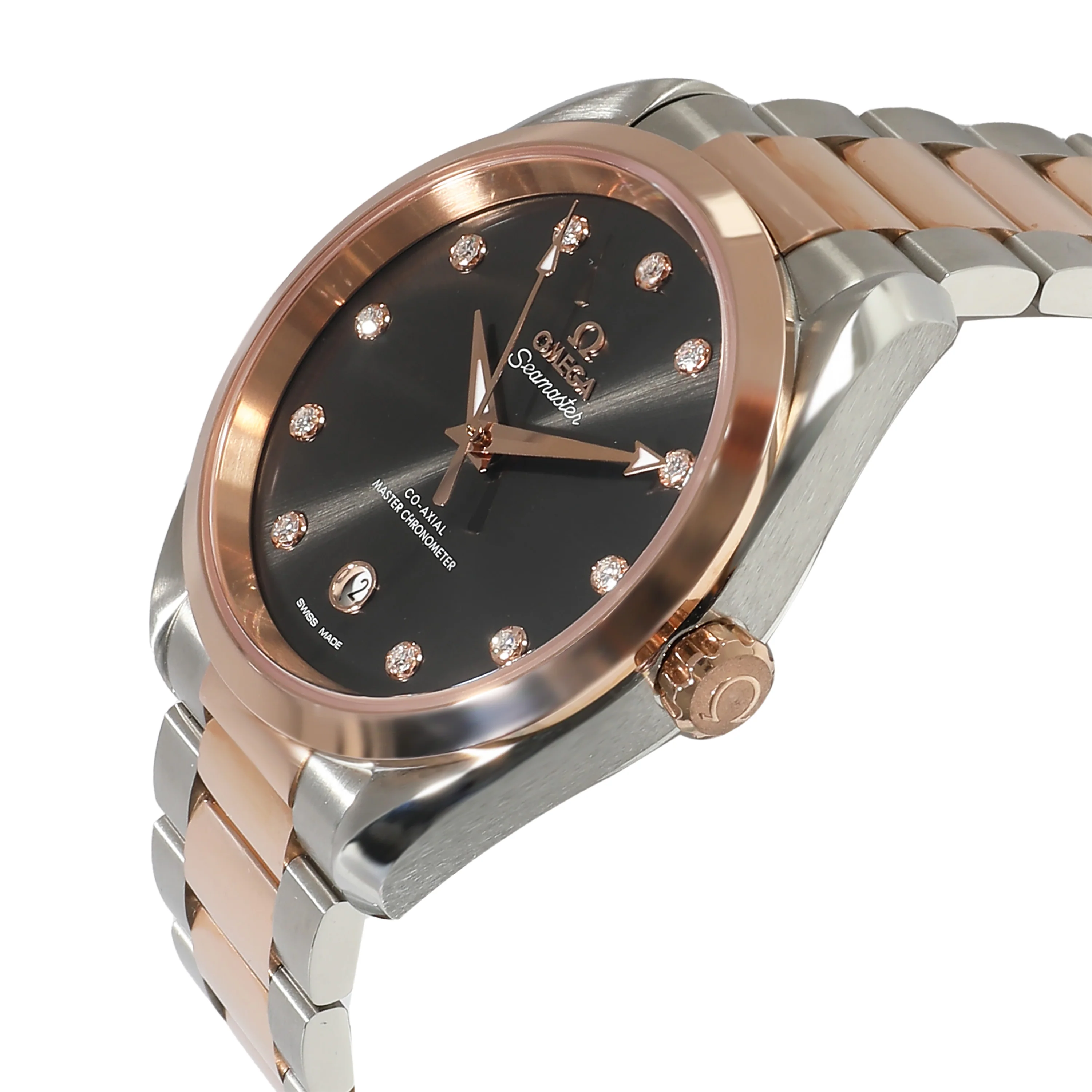 Seamaster Aqua Terra 220.20.38.20.56.001 Unisex Watch in 18kt Stainless St - Image 3
