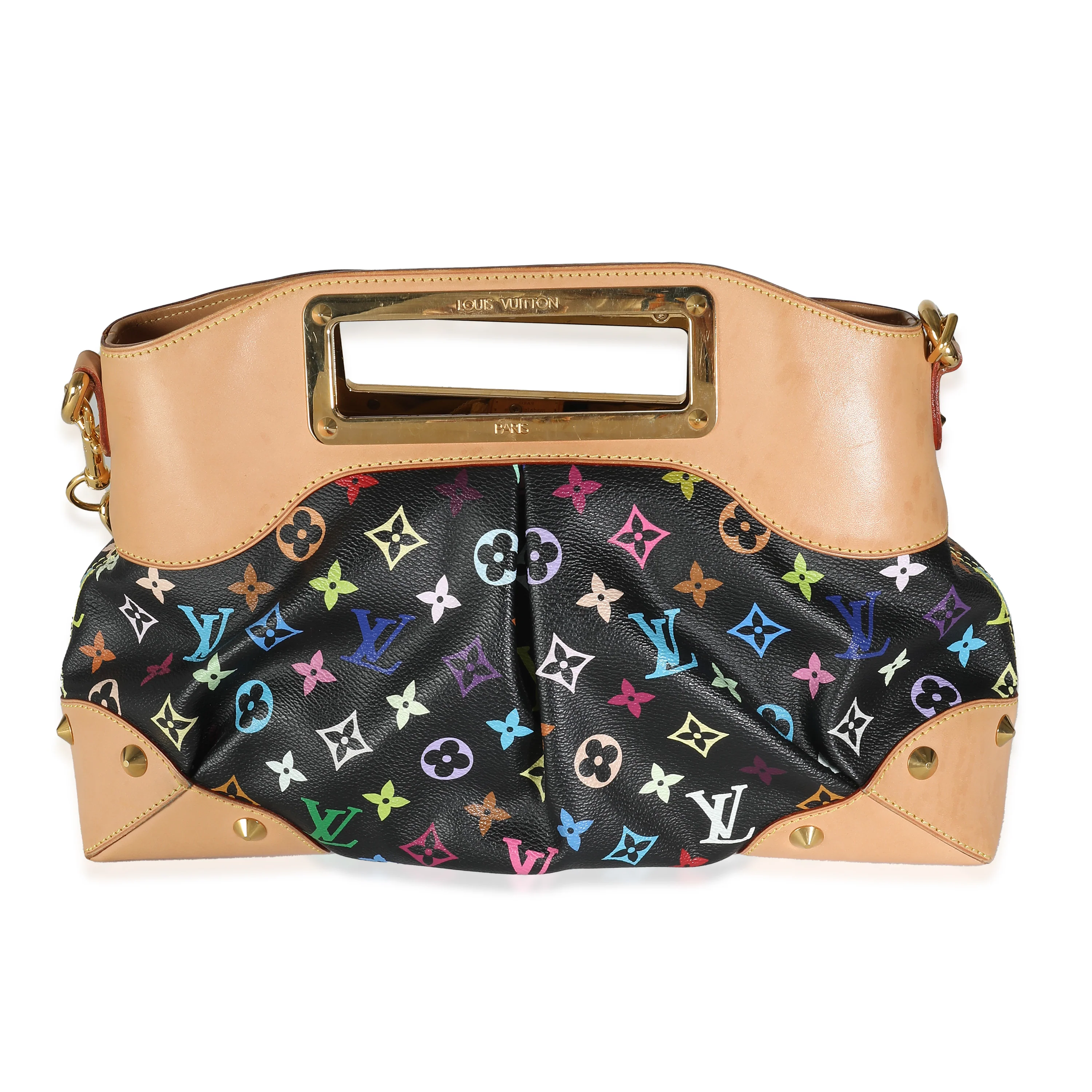 x Takashi Murakami Black Multicolor Monogram Canvas Judy MM - Image 2