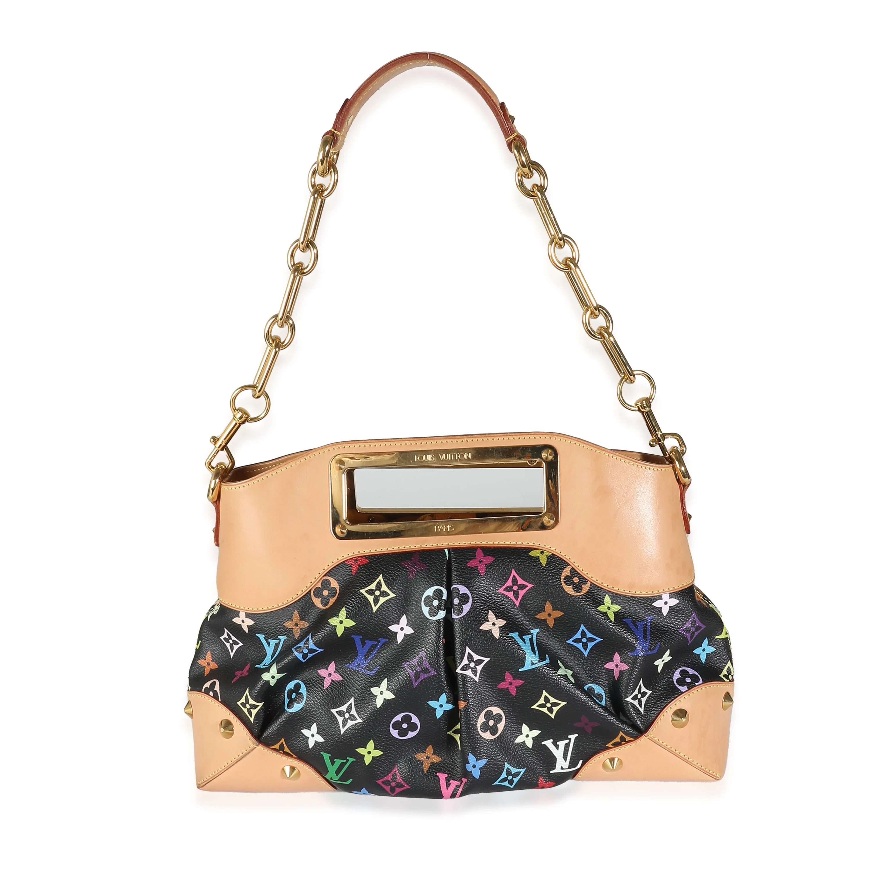 x Takashi Murakami Black Multicolor Monogram Canvas Judy MM - Image 9
