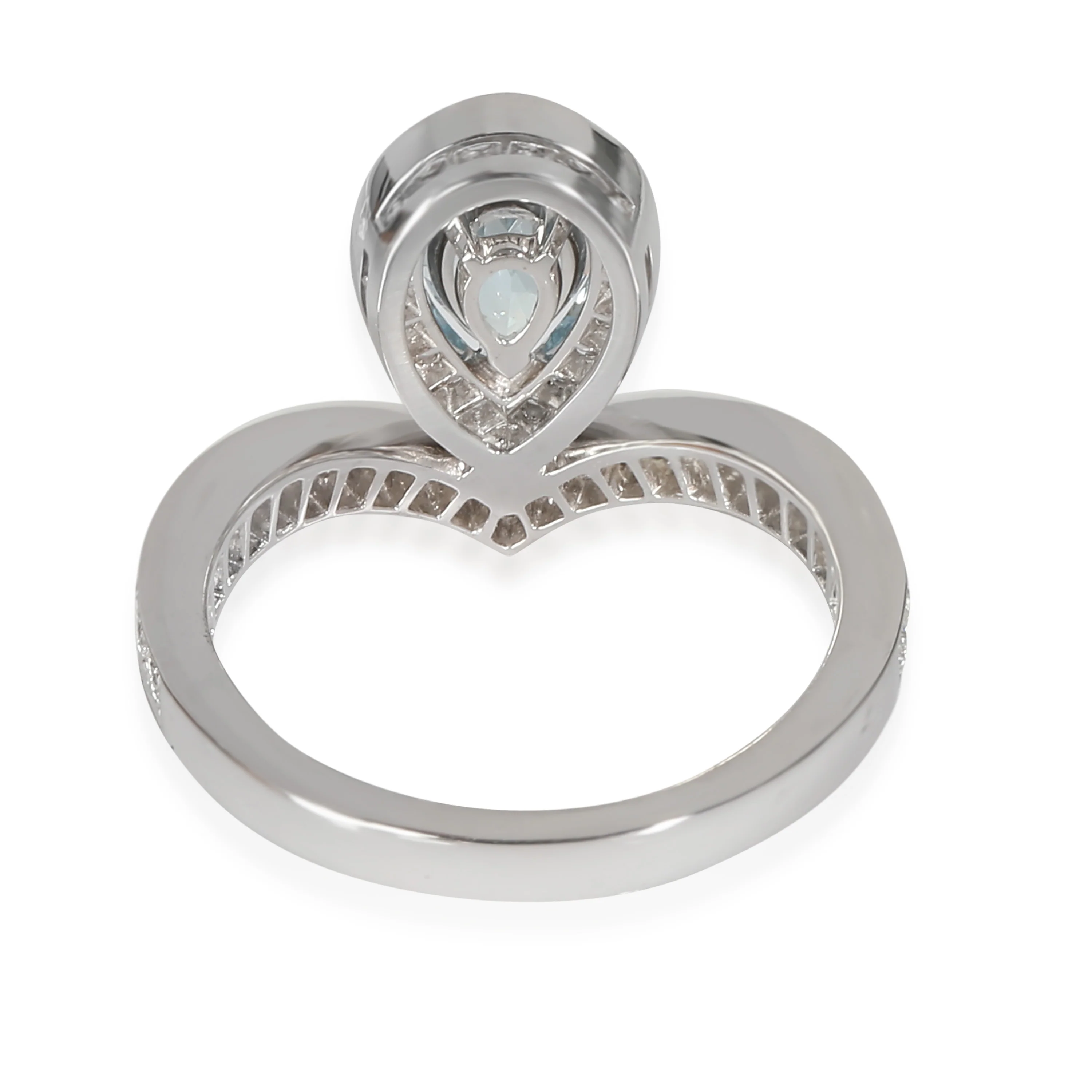 Josephine Aigrette Ring in 18k White Gold 0.55 Ctw - Image 4