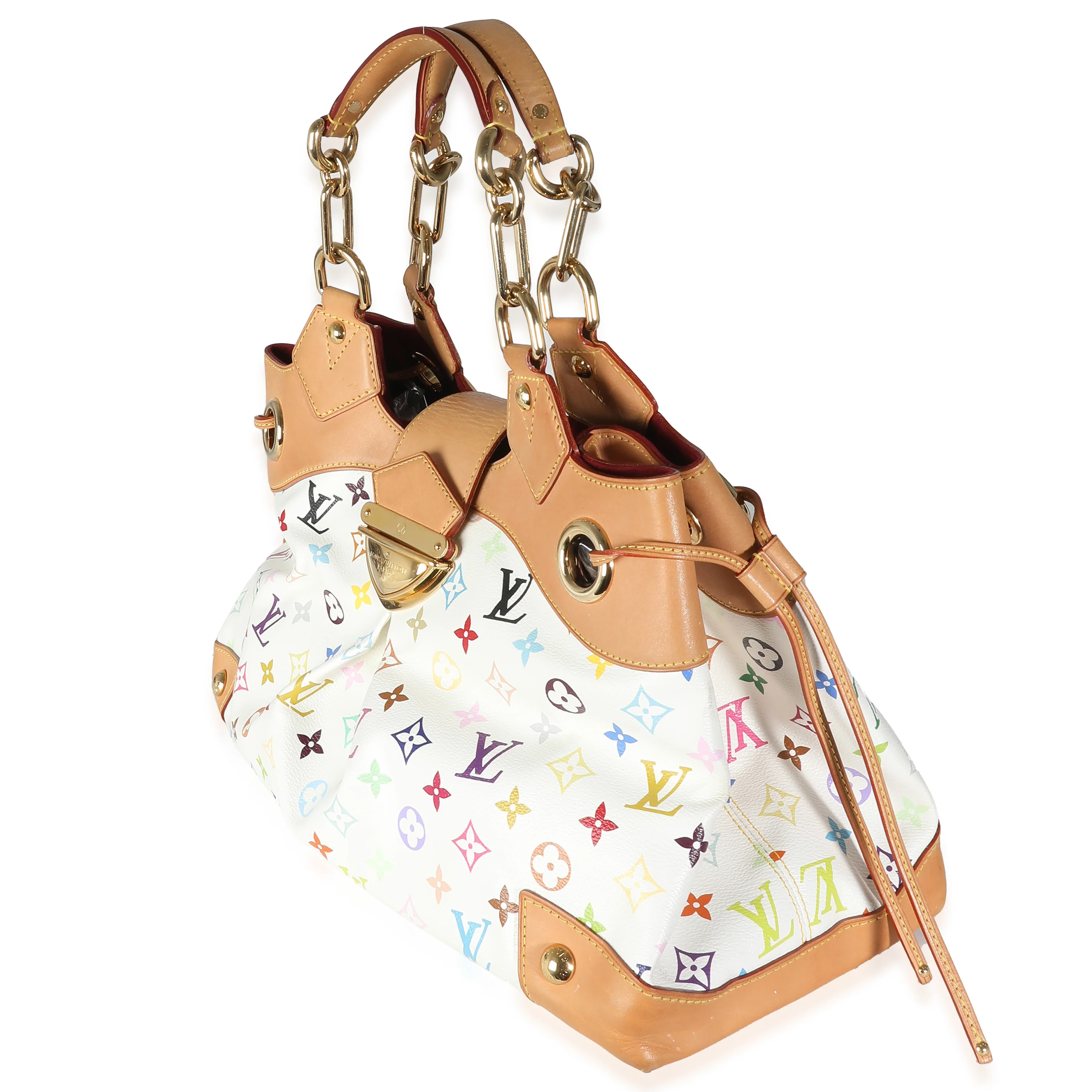 x Takashi Murakami White Multicolor Canvas Ursula - Image 2