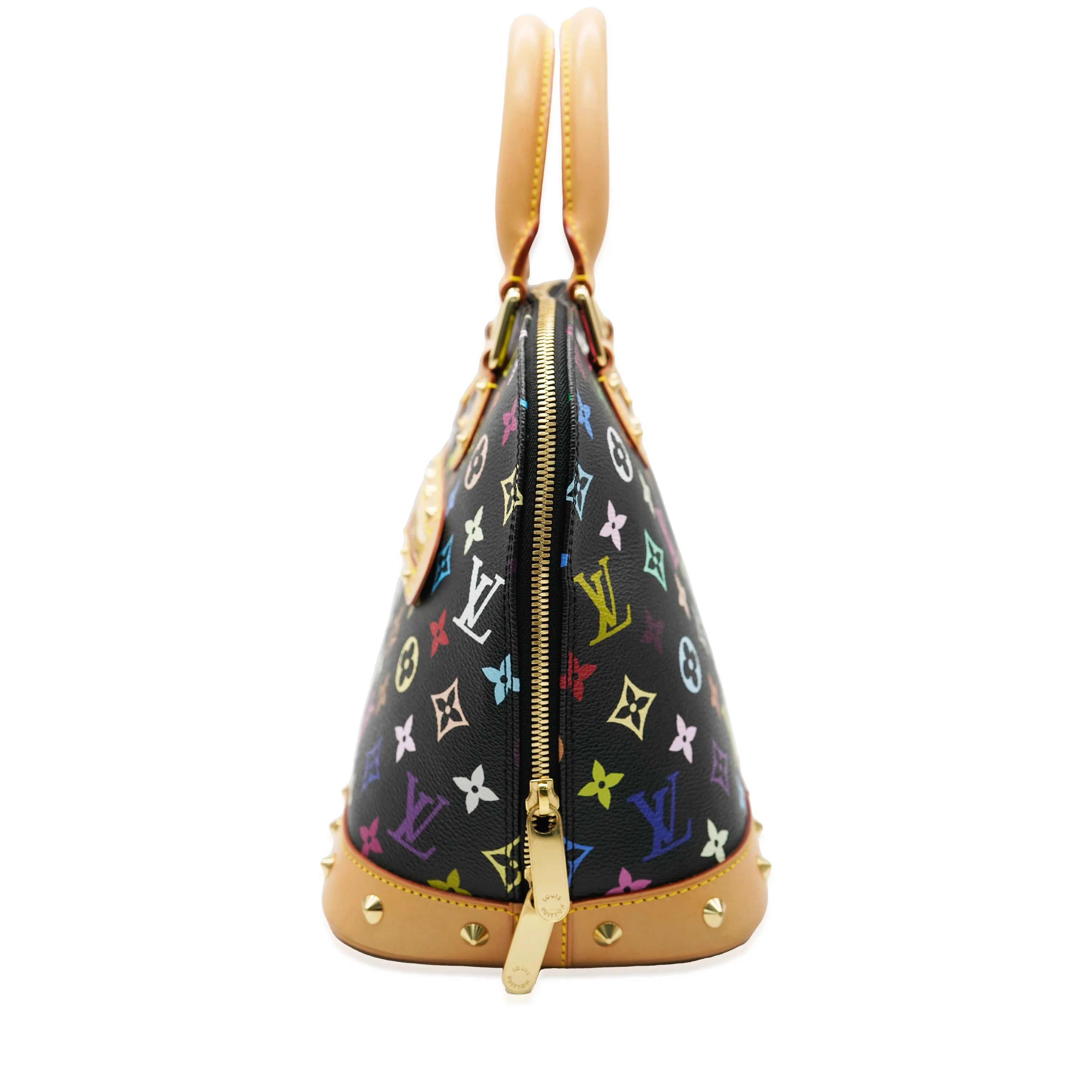 Black Multicolore Monogram Canvas Alma PM - Image 3